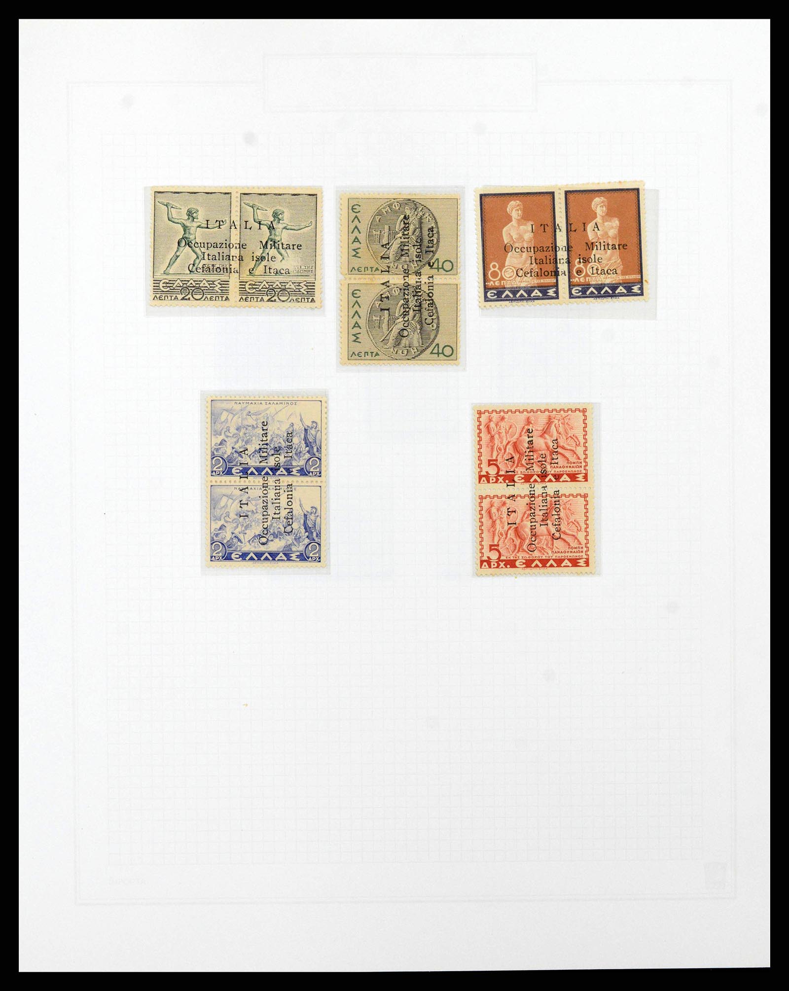 38508 0036 - Stamp collection 38508 Italy 1940-1945.