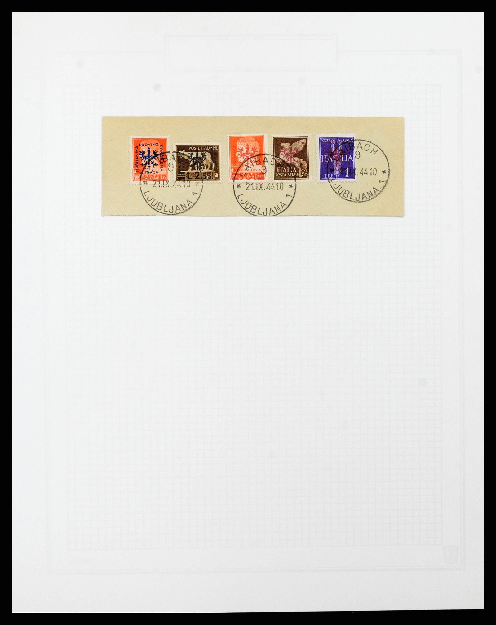 38508 0045 - Stamp collection 38508 Italy 1940-1945.