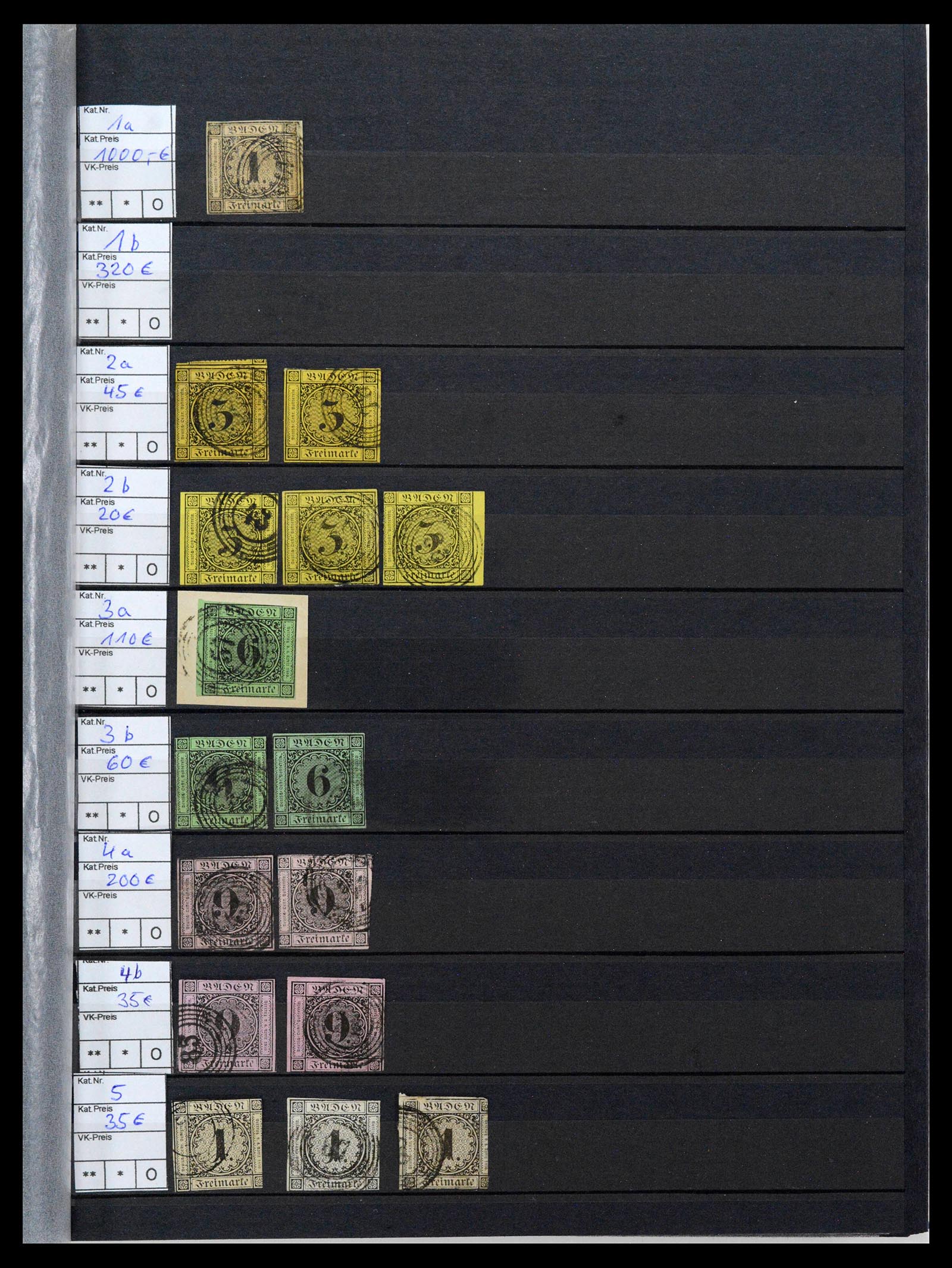 38510 0017 - Stamp collection 38510 Old German States 1849-1920.