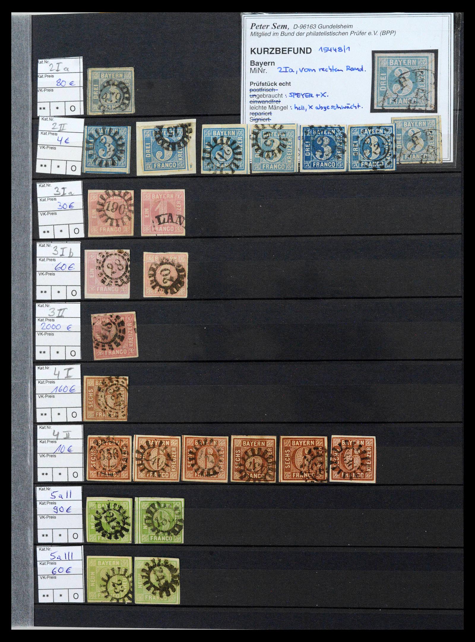 38510 0021 - Stamp collection 38510 Old German States 1849-1920.