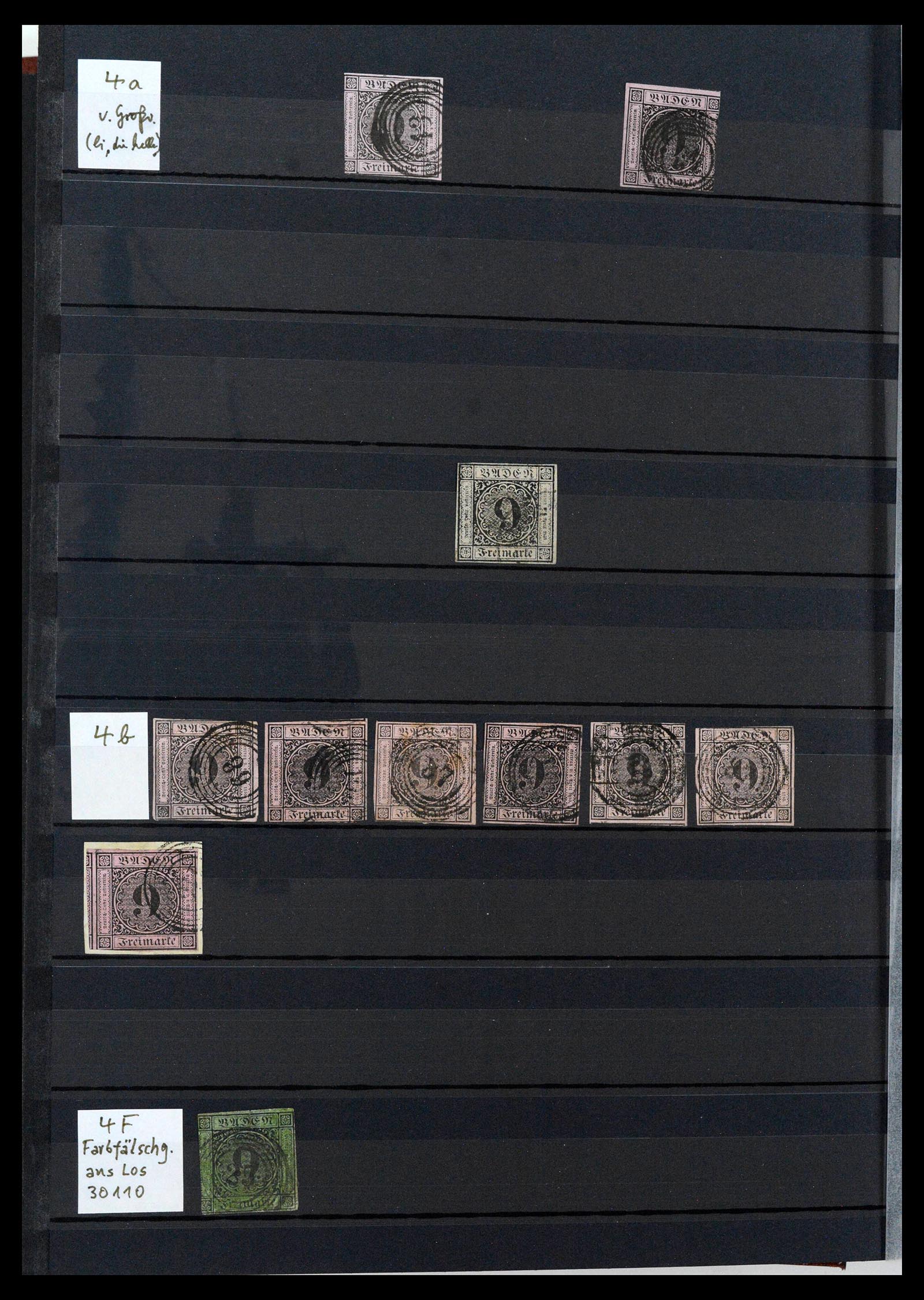 38510 0046 - Stamp collection 38510 Old German States 1849-1920.