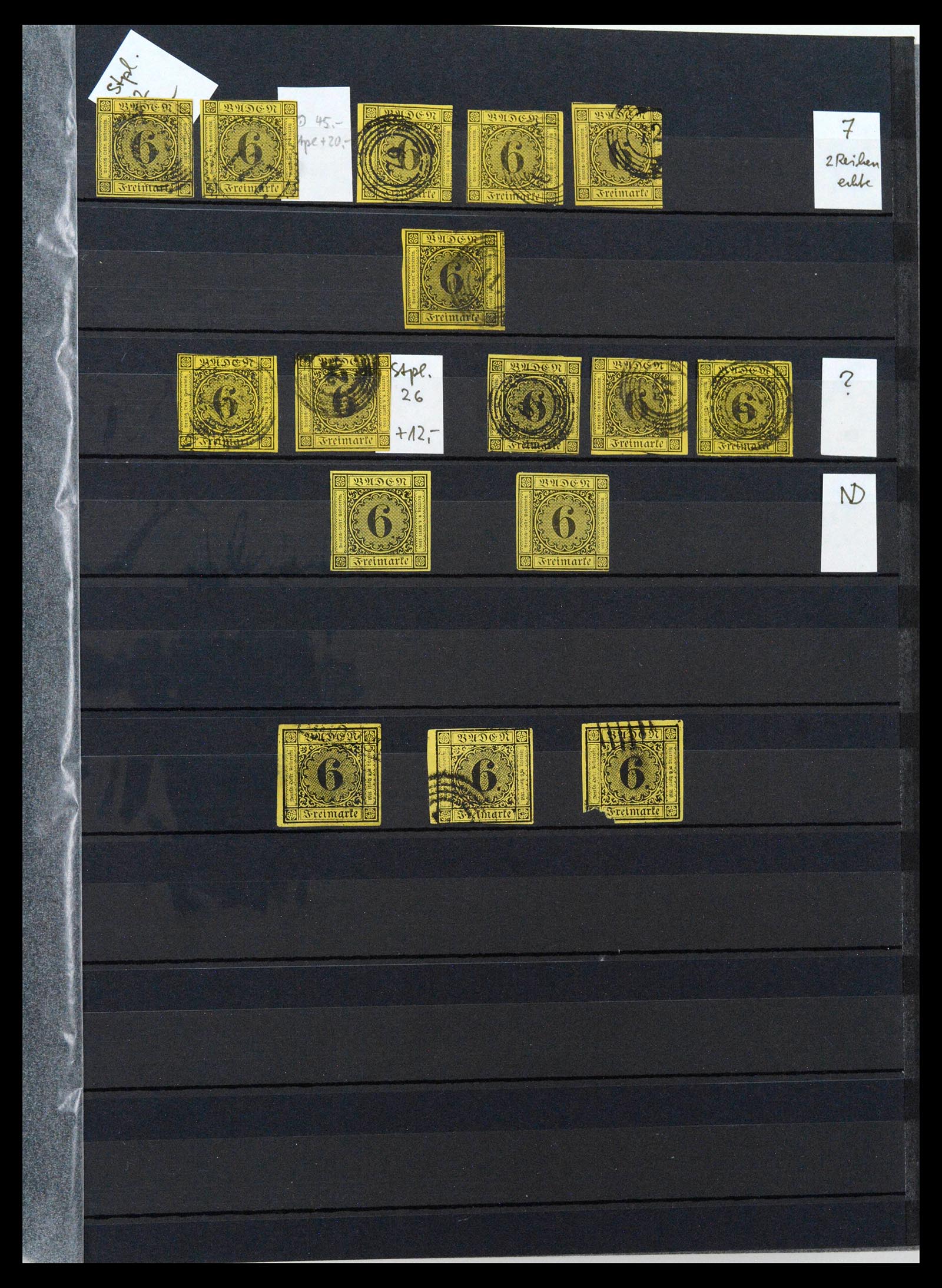 38510 0049 - Stamp collection 38510 Old German States 1849-1920.