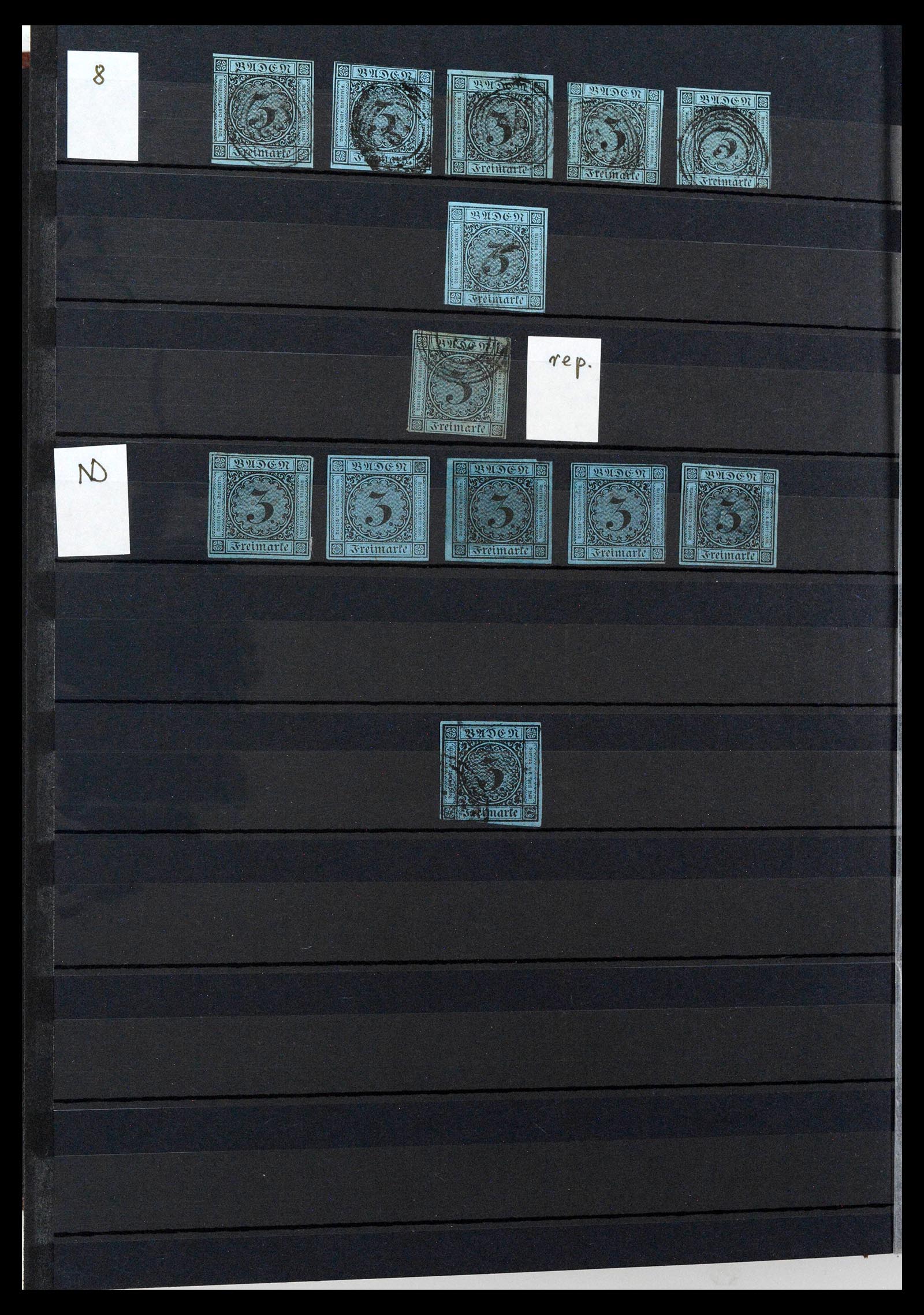 38510 0050 - Stamp collection 38510 Old German States 1849-1920.