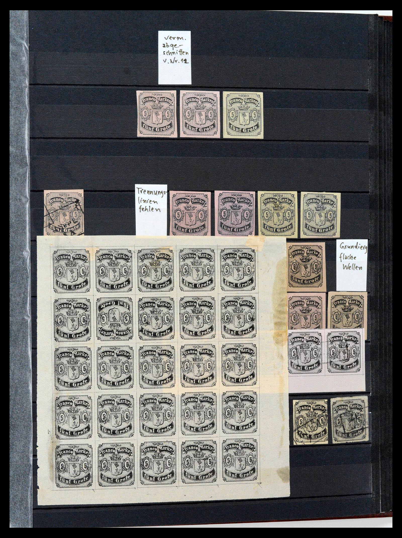 38510 0093 - Stamp collection 38510 Old German States 1849-1920.