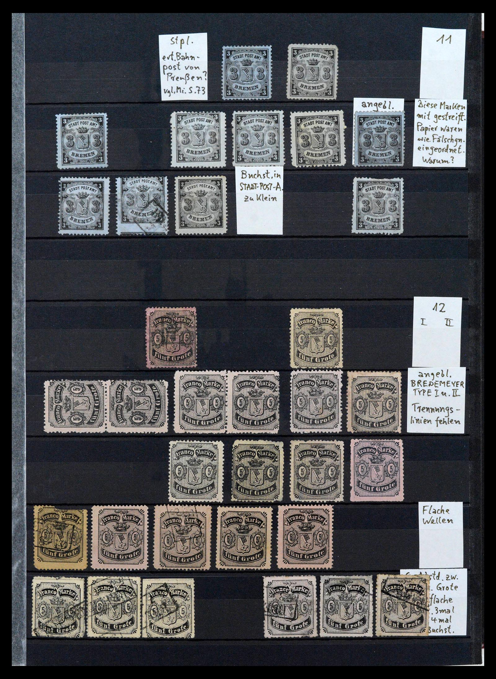 38510 0099 - Stamp collection 38510 Old German States 1849-1920.
