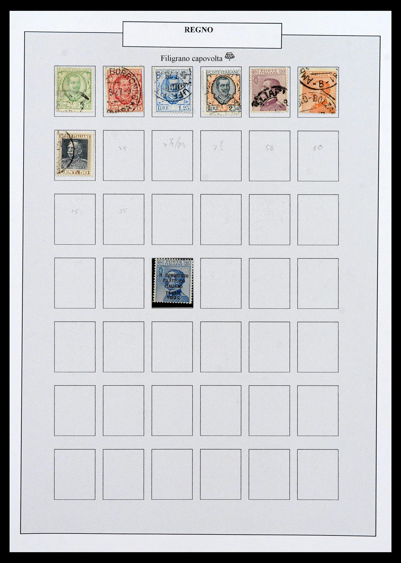 38511 0040 - Postzegelverzameling 38511 Italië 1900-1930.