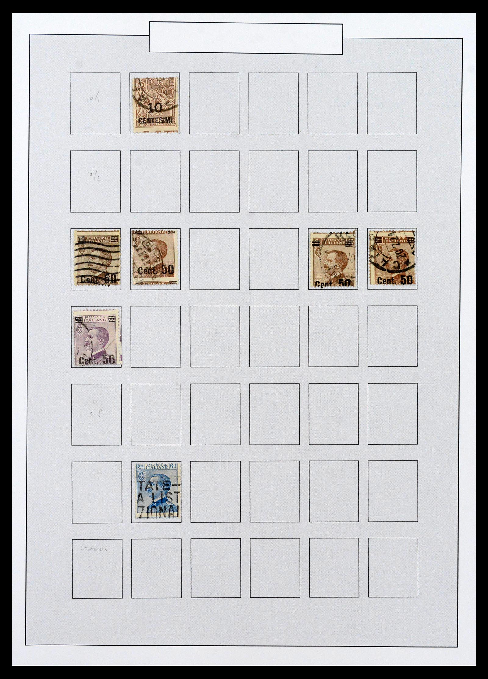 38511 0046 - Postzegelverzameling 38511 Italië 1900-1930.