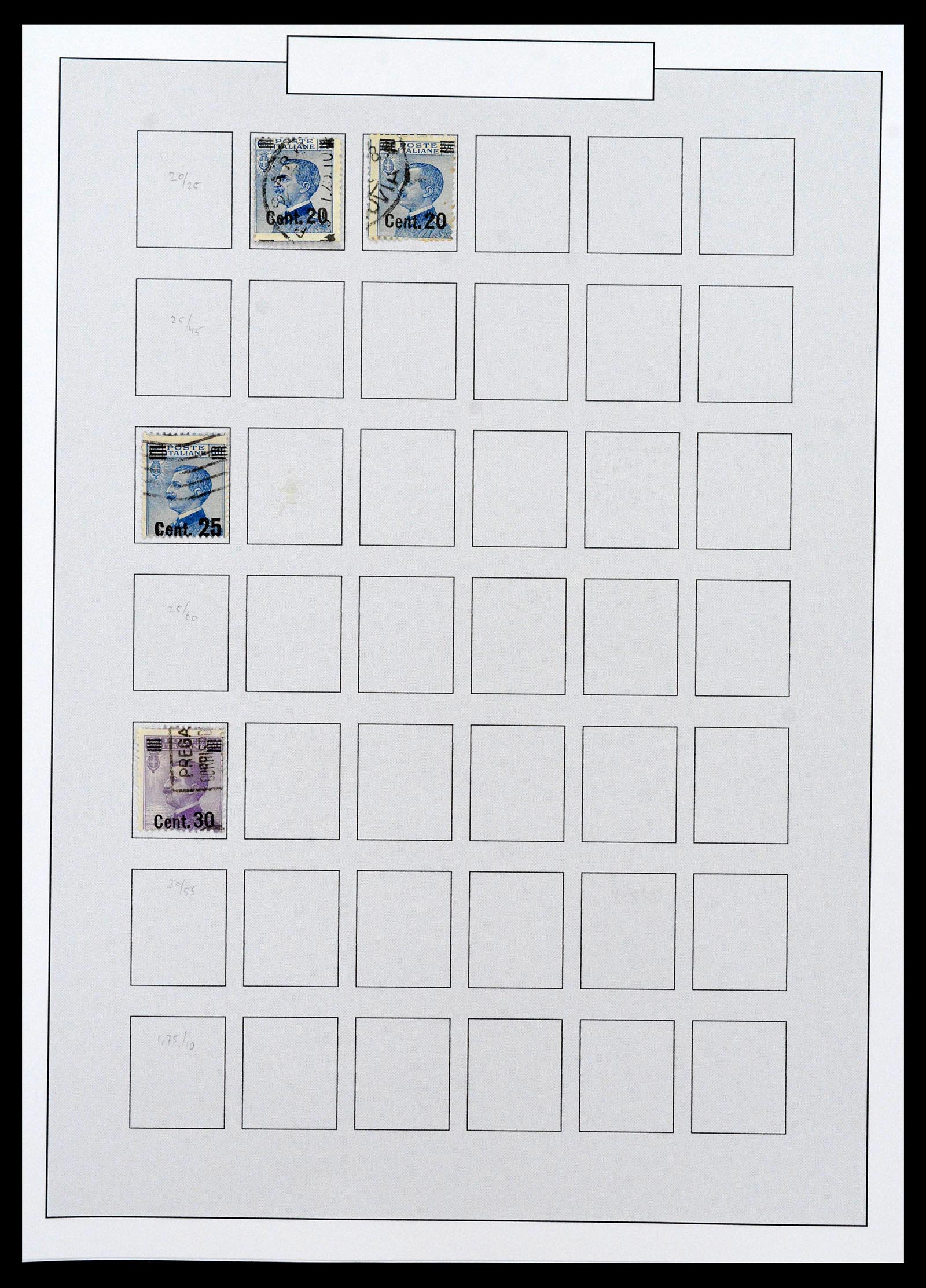 38511 0047 - Postzegelverzameling 38511 Italië 1900-1930.