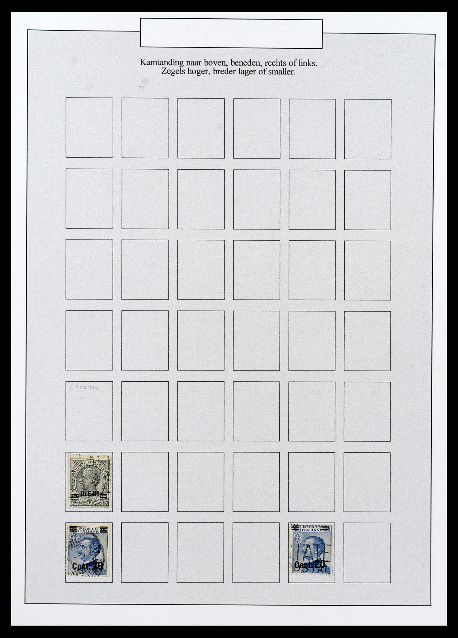 38511 0060 - Postzegelverzameling 38511 Italië 1900-1930.