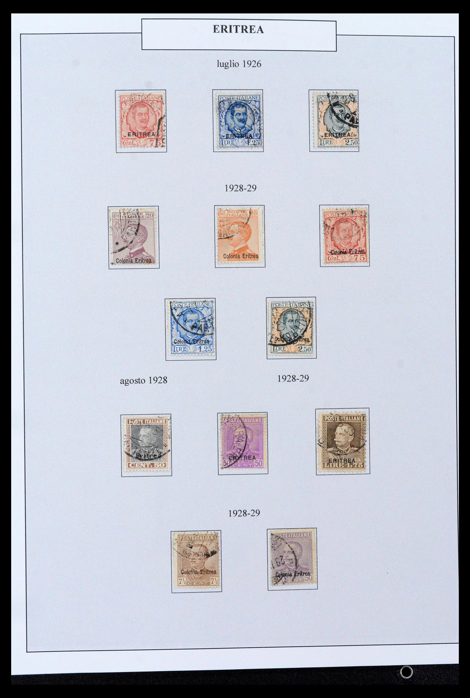 38512 0003 - Postzegelverzameling 38512 Italië 1900-1930.