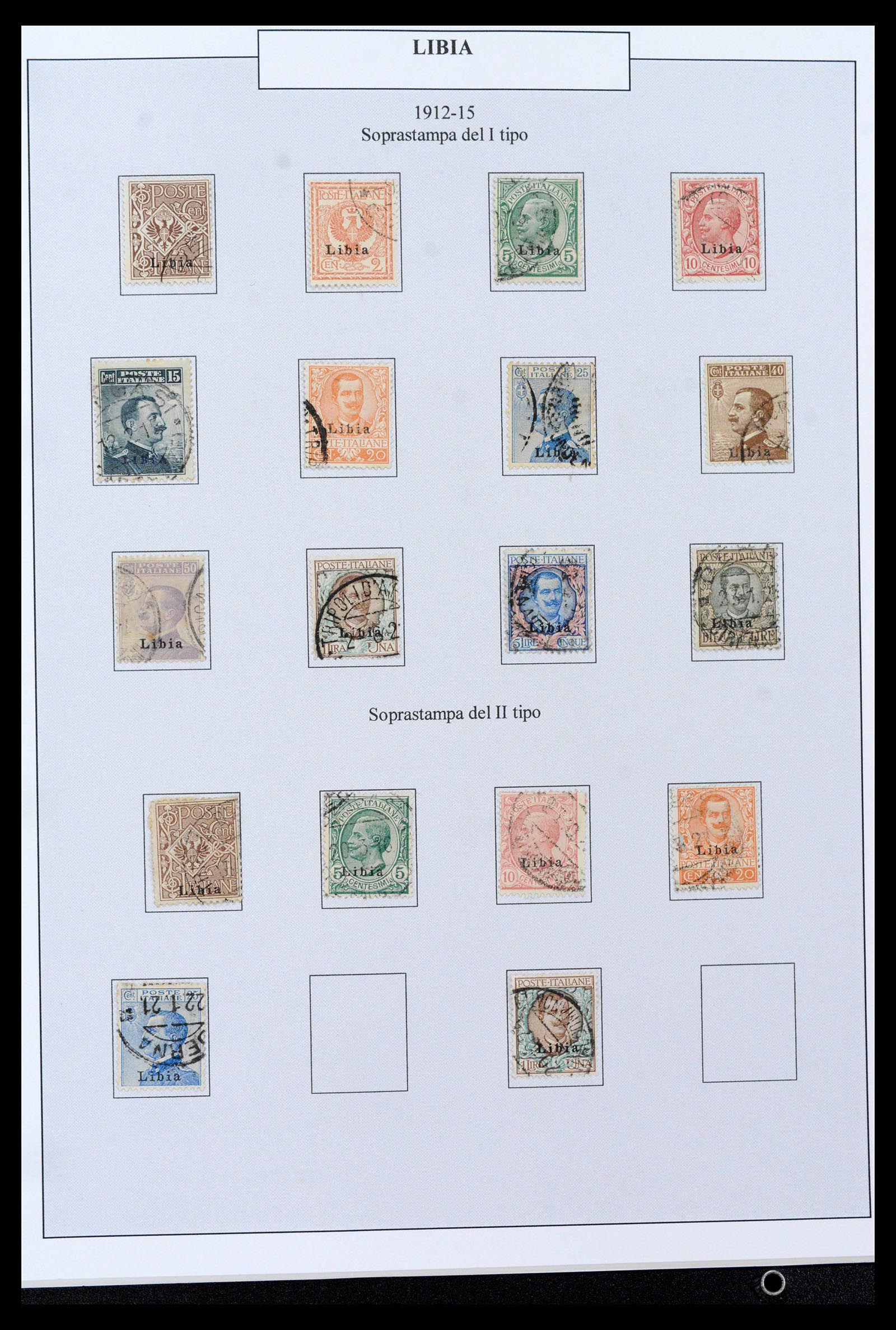 38512 0005 - Postzegelverzameling 38512 Italië 1900-1930.