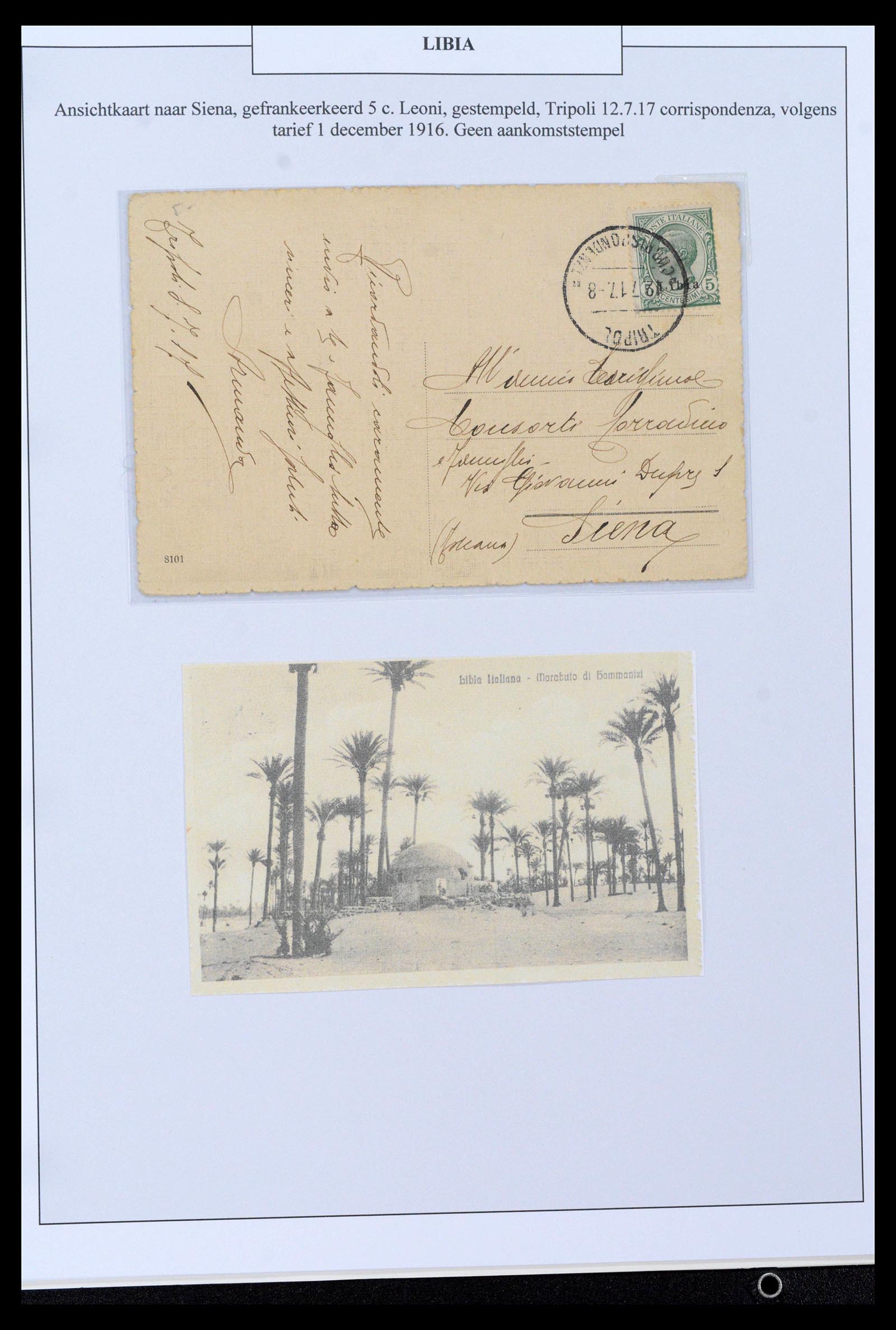 38512 0009 - Postzegelverzameling 38512 Italië 1900-1930.