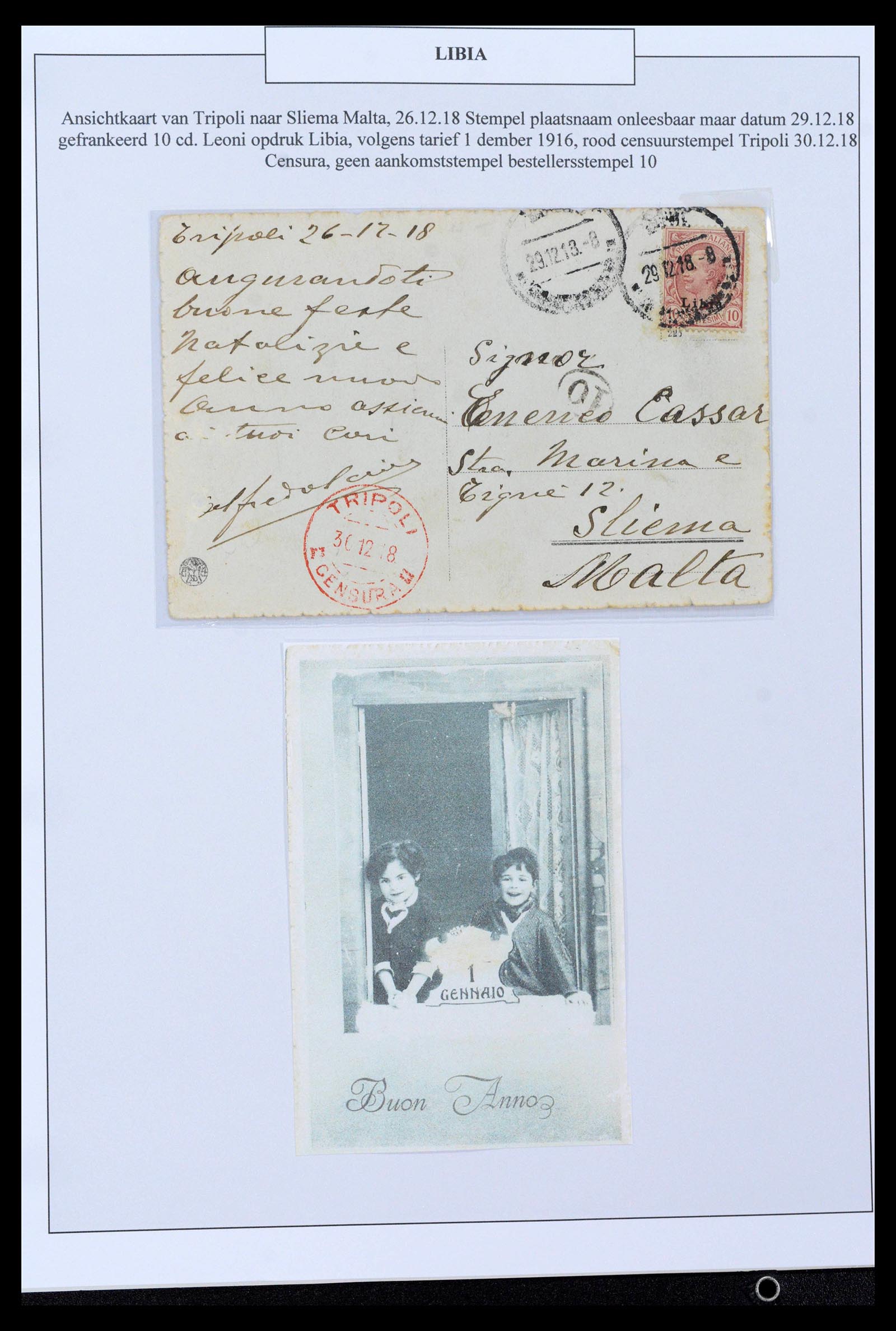 38512 0010 - Postzegelverzameling 38512 Italië 1900-1930.