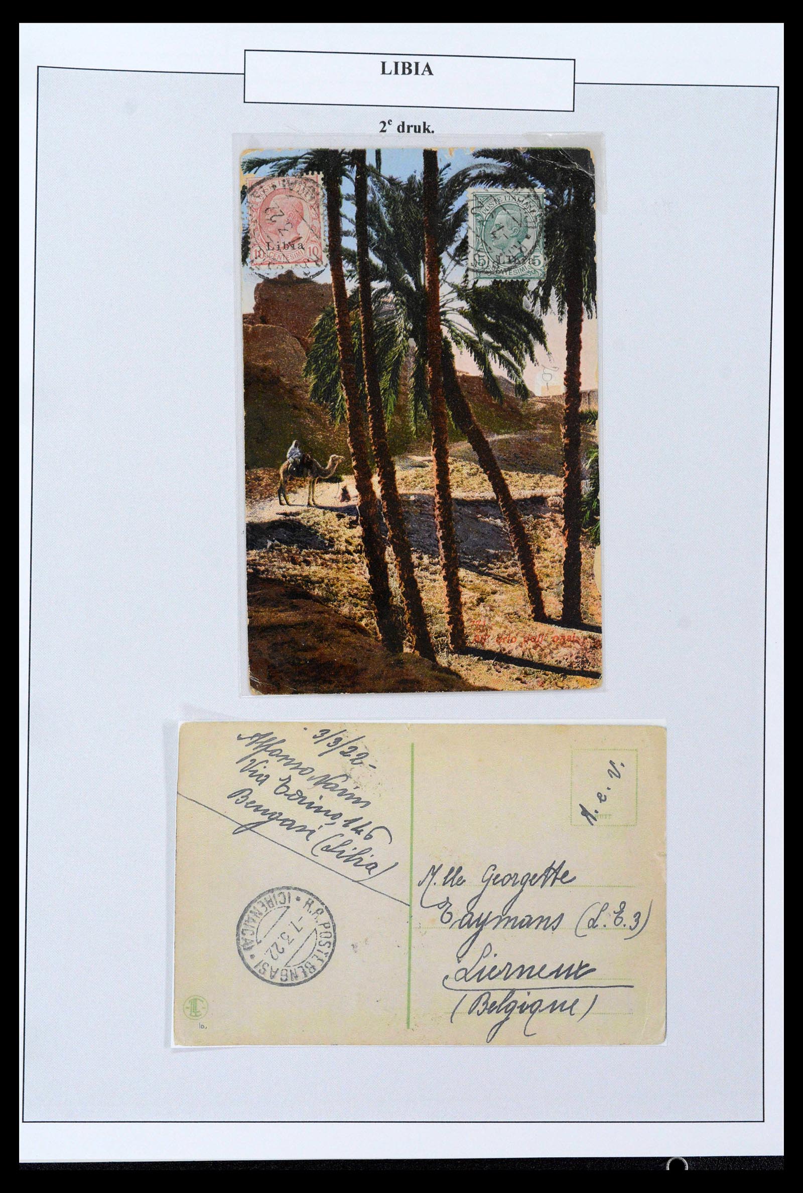38512 0014 - Postzegelverzameling 38512 Italië 1900-1930.