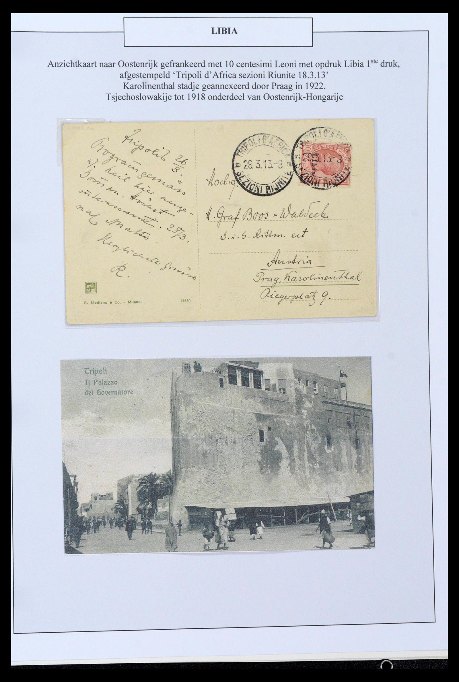 38512 0016 - Postzegelverzameling 38512 Italië 1900-1930.