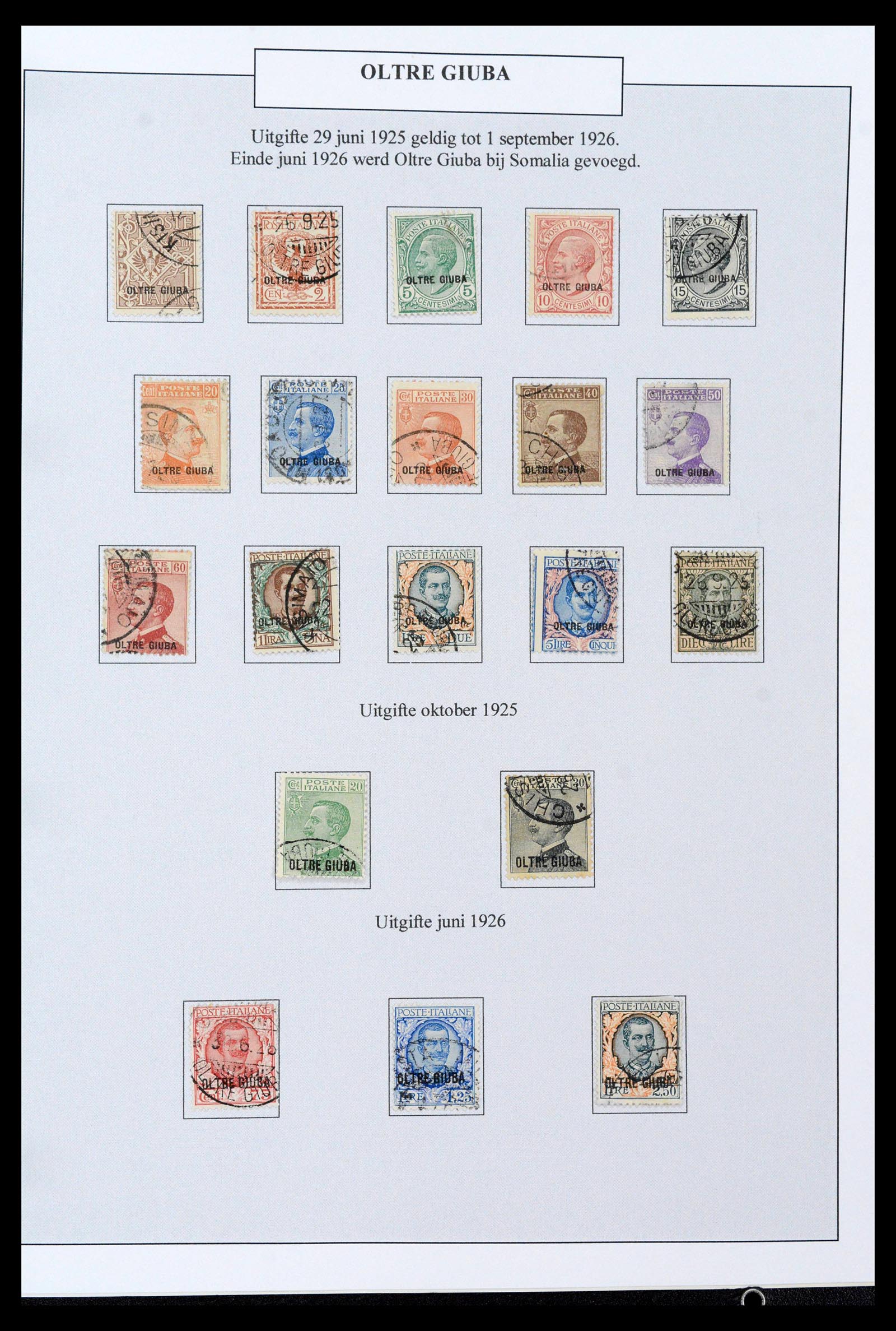 38512 0017 - Postzegelverzameling 38512 Italië 1900-1930.