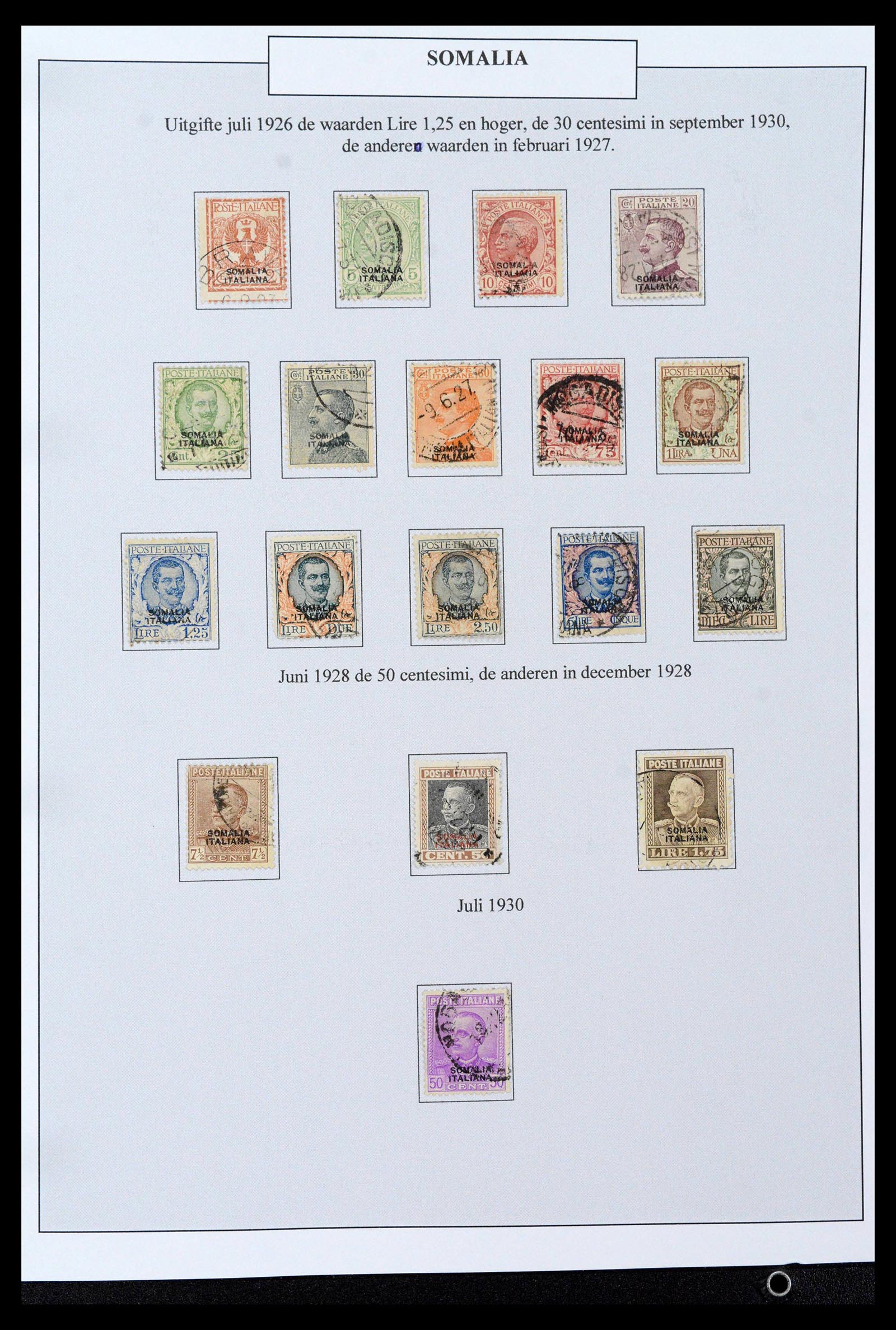 38512 0018 - Postzegelverzameling 38512 Italië 1900-1930.