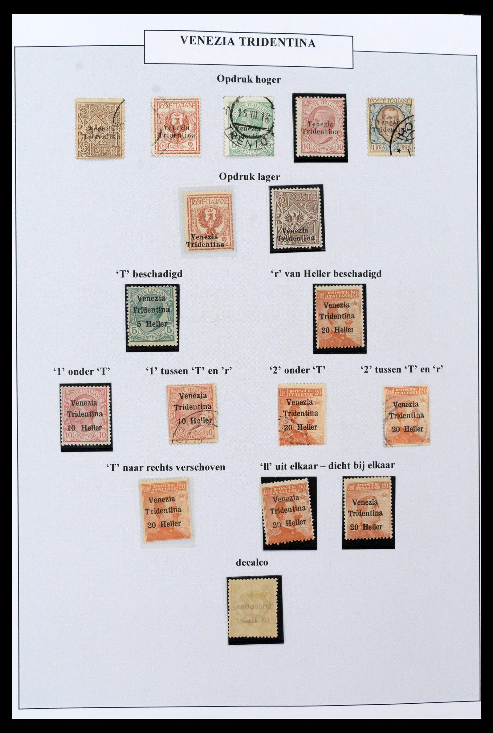 38512 0023 - Postzegelverzameling 38512 Italië 1900-1930.