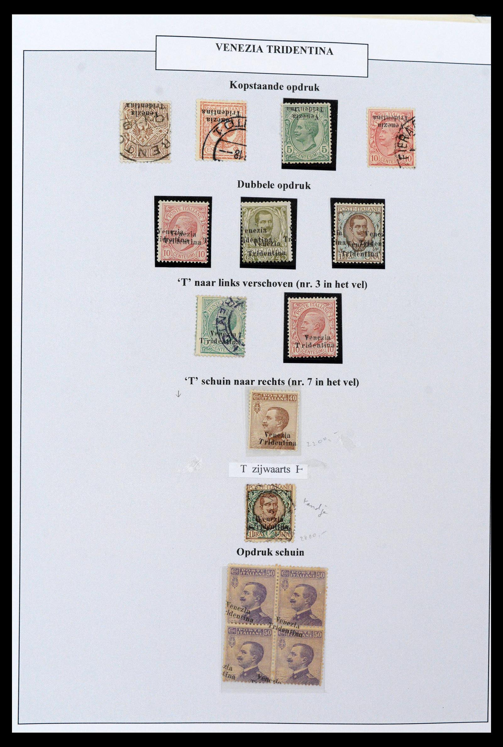 38512 0026 - Postzegelverzameling 38512 Italië 1900-1930.