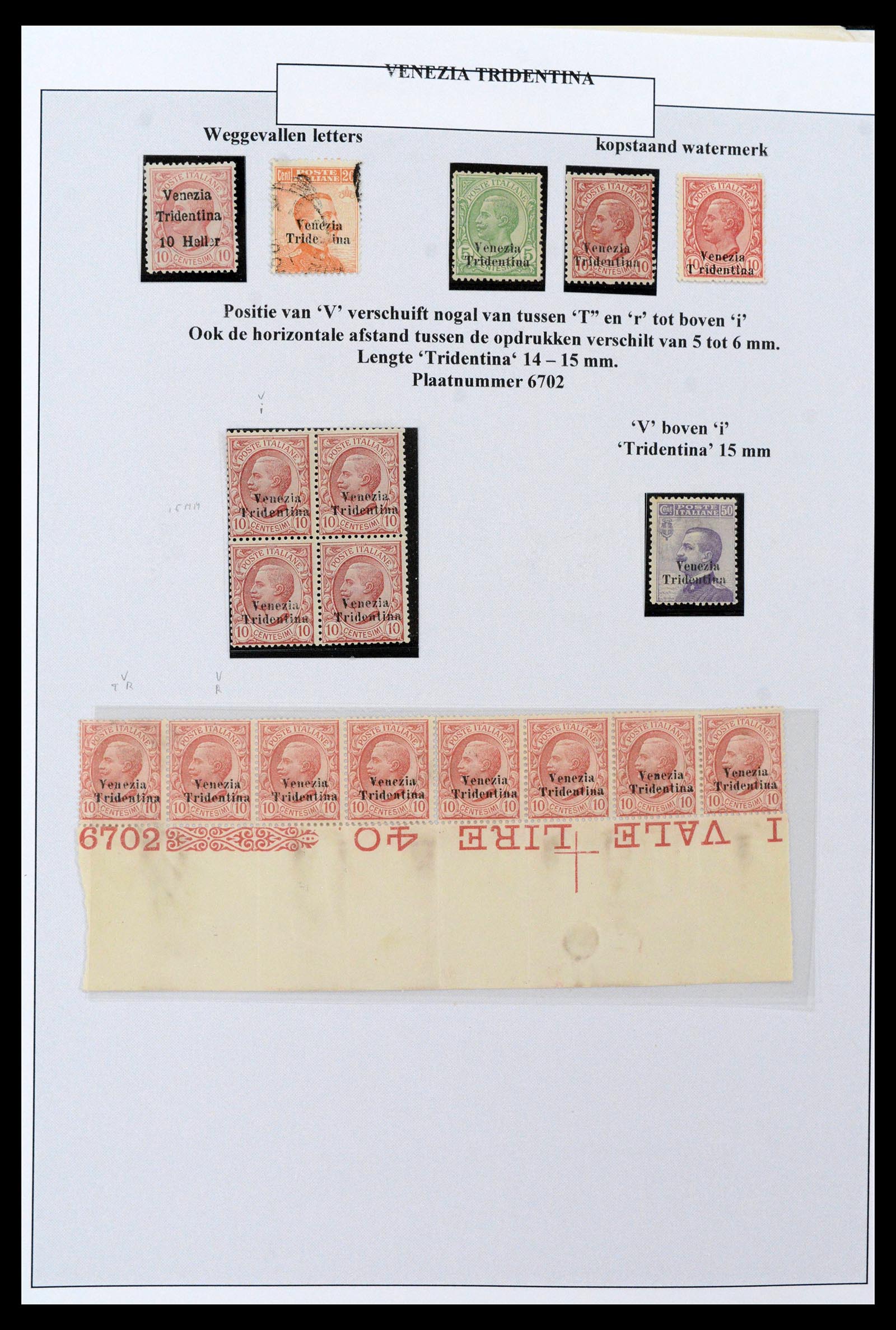 38512 0027 - Postzegelverzameling 38512 Italië 1900-1930.