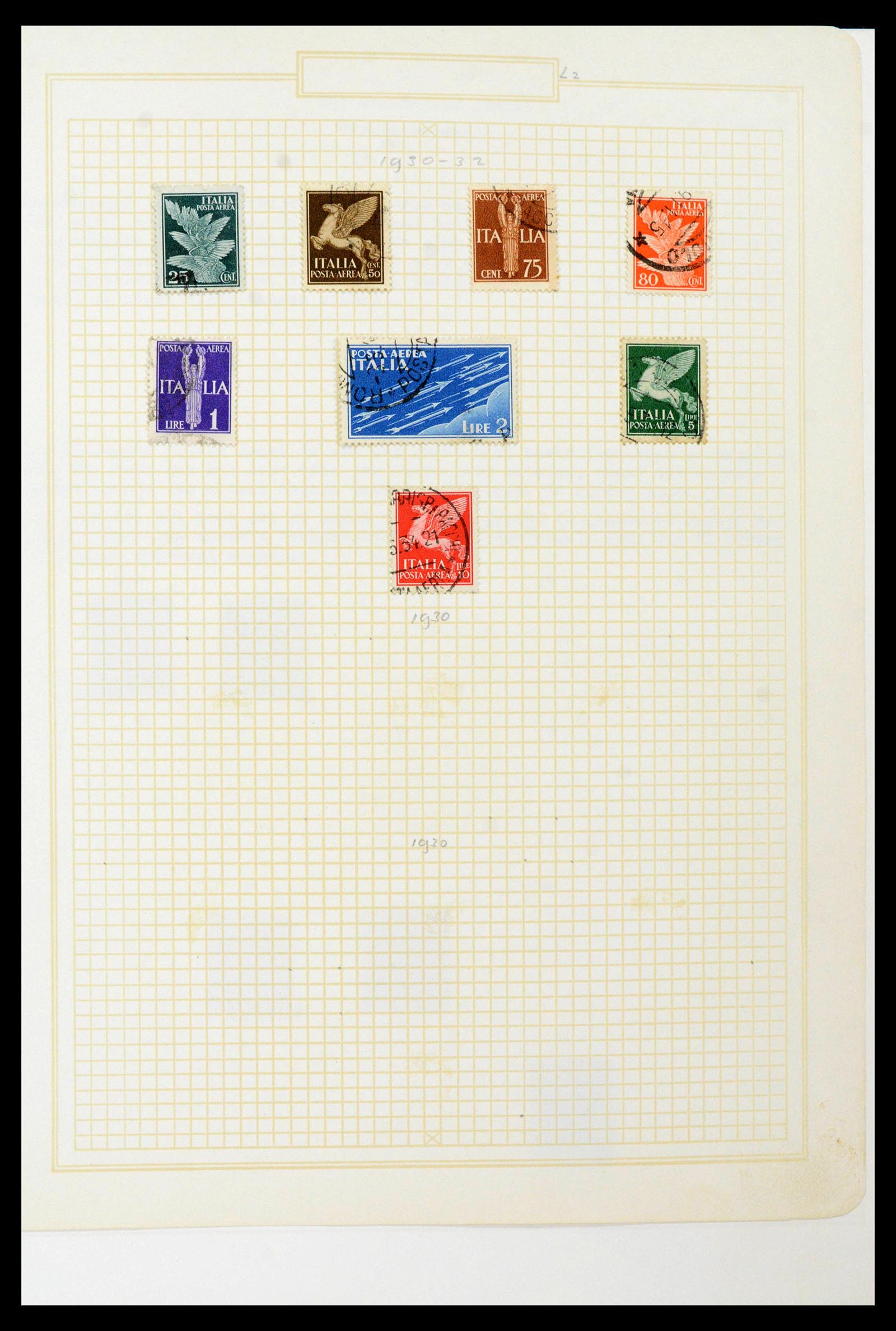 38512 0038 - Postzegelverzameling 38512 Italië 1900-1930.