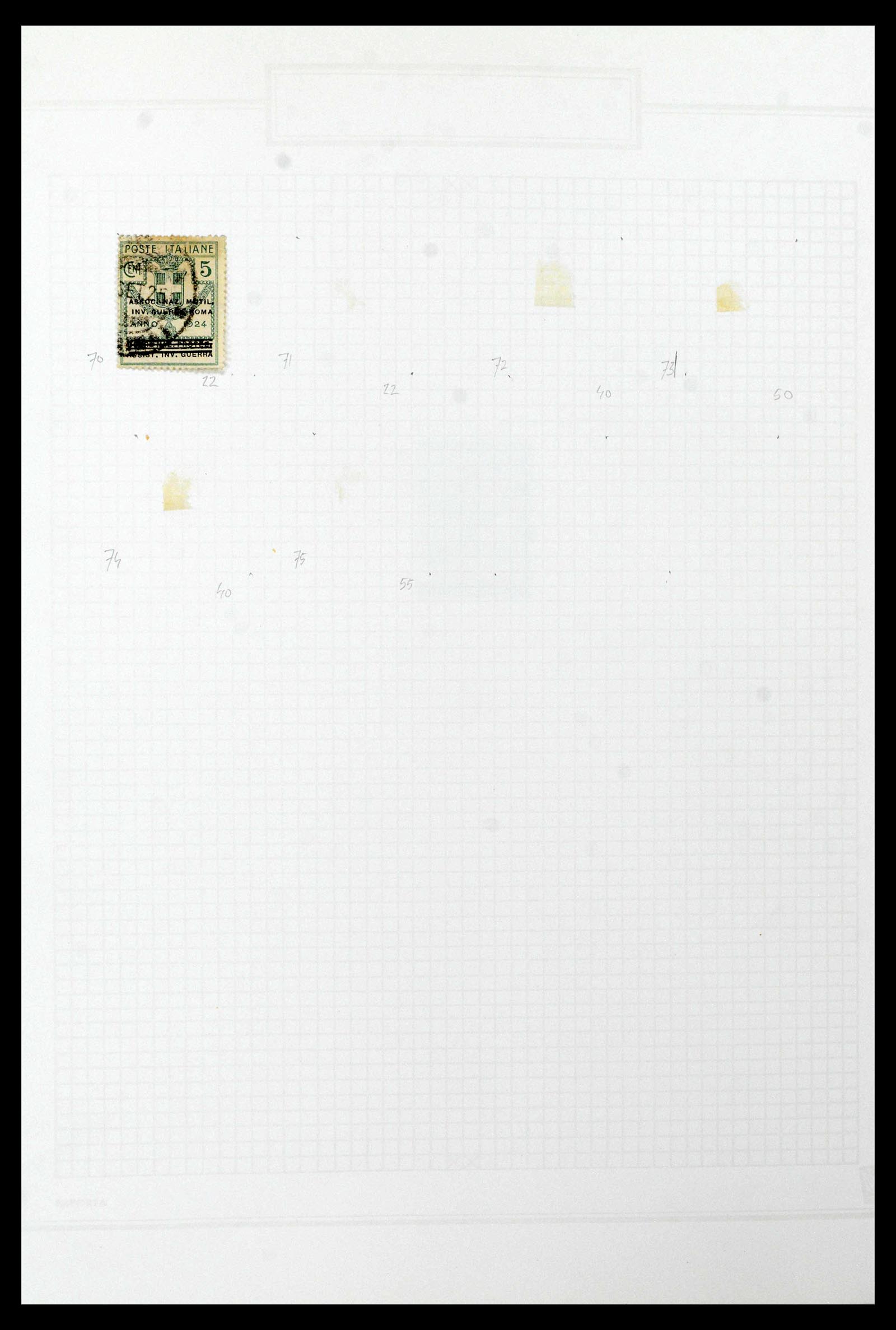 38512 0046 - Postzegelverzameling 38512 Italië 1900-1930.