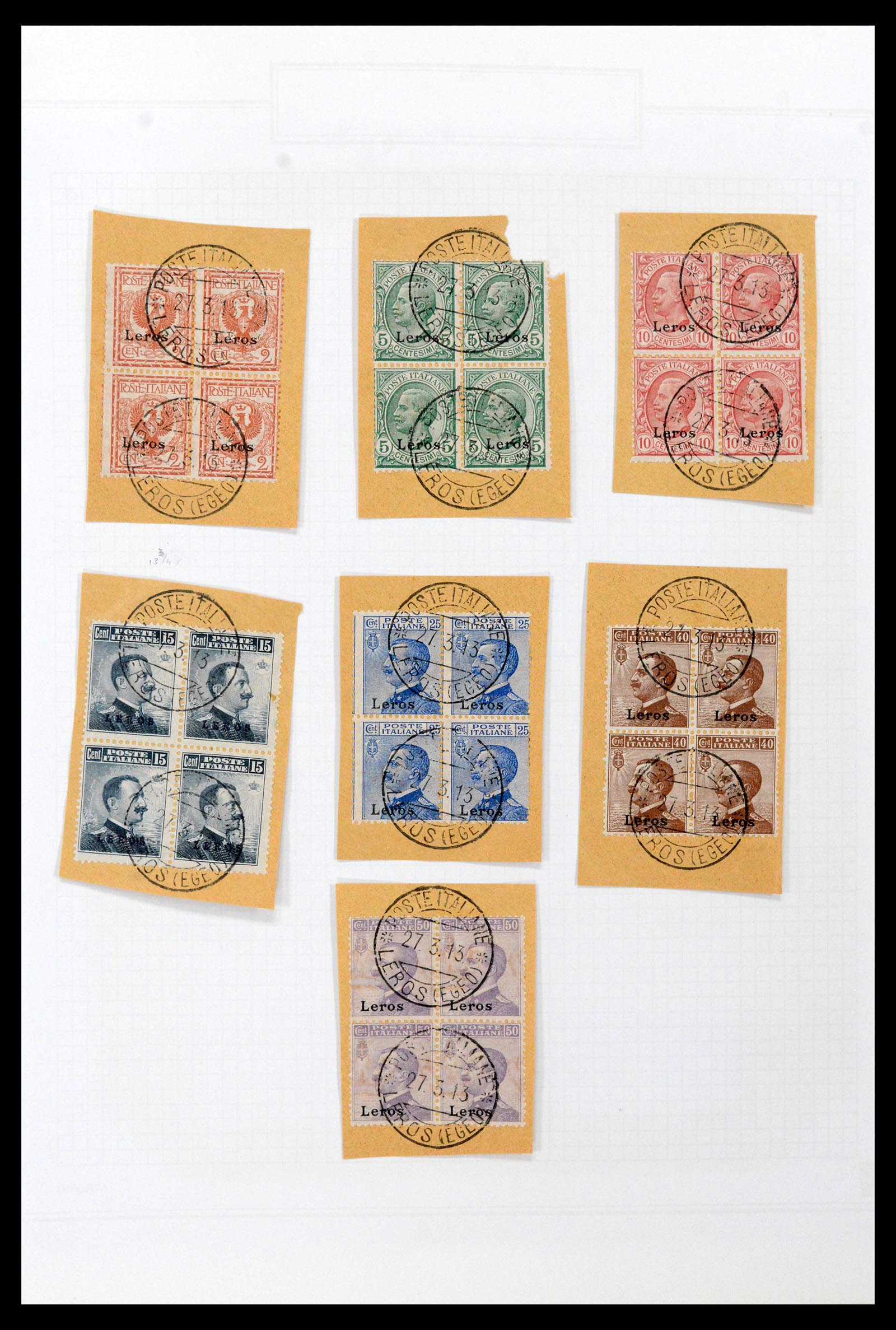 38512 0050 - Postzegelverzameling 38512 Italië 1900-1930.