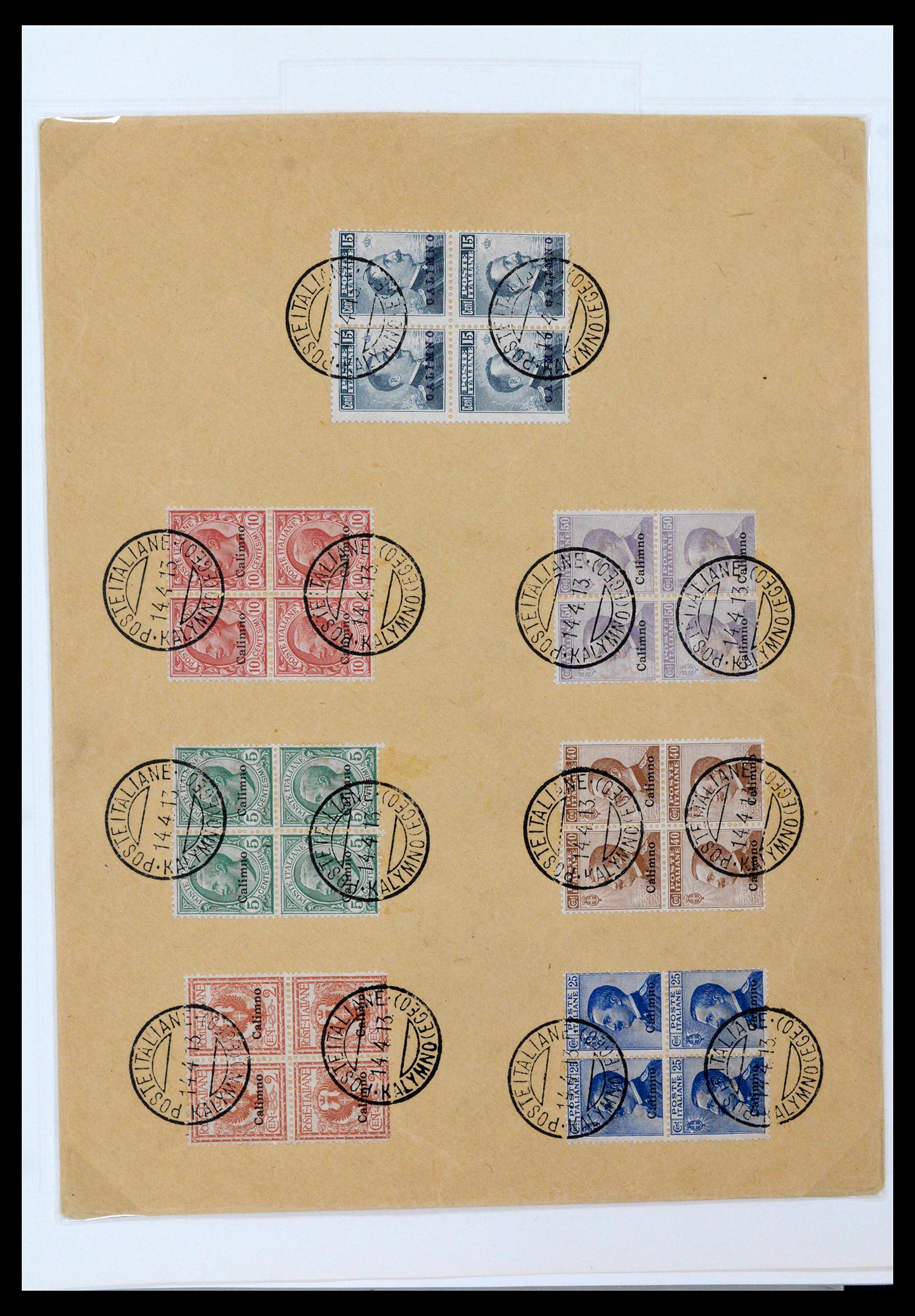 38512 0051 - Postzegelverzameling 38512 Italië 1900-1930.