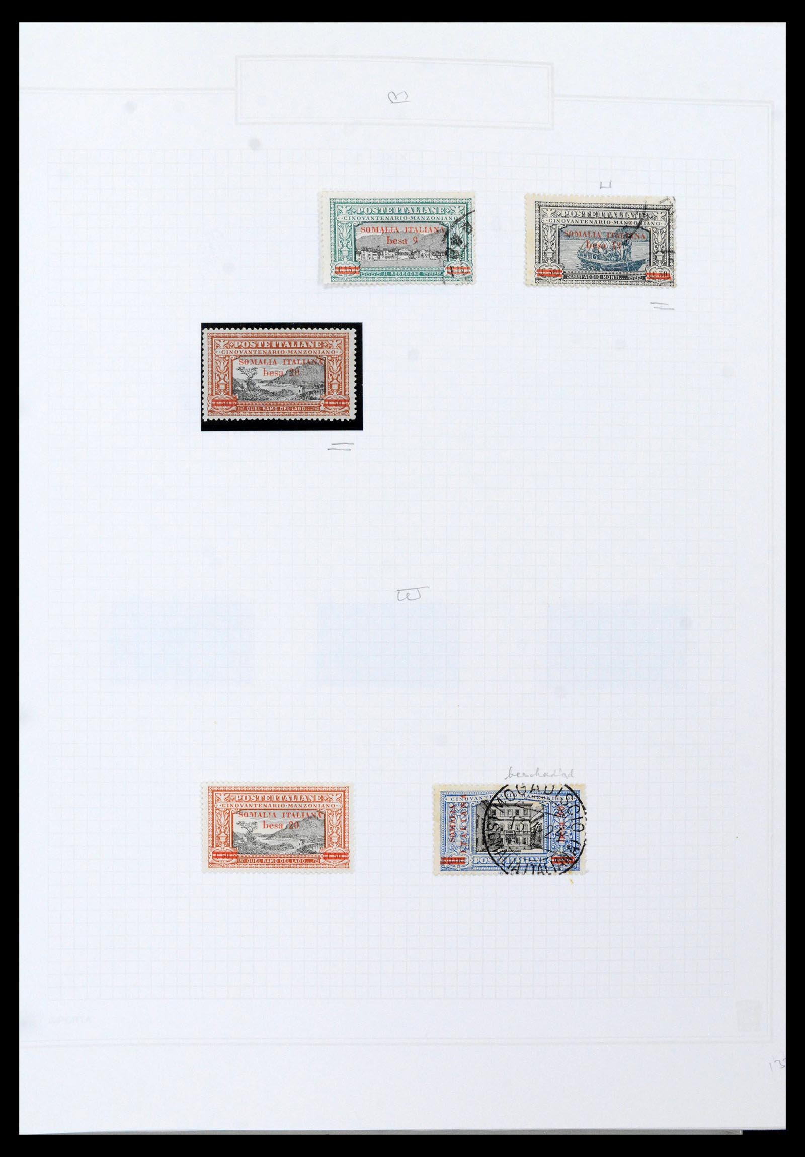 38512 0053 - Postzegelverzameling 38512 Italië 1900-1930.