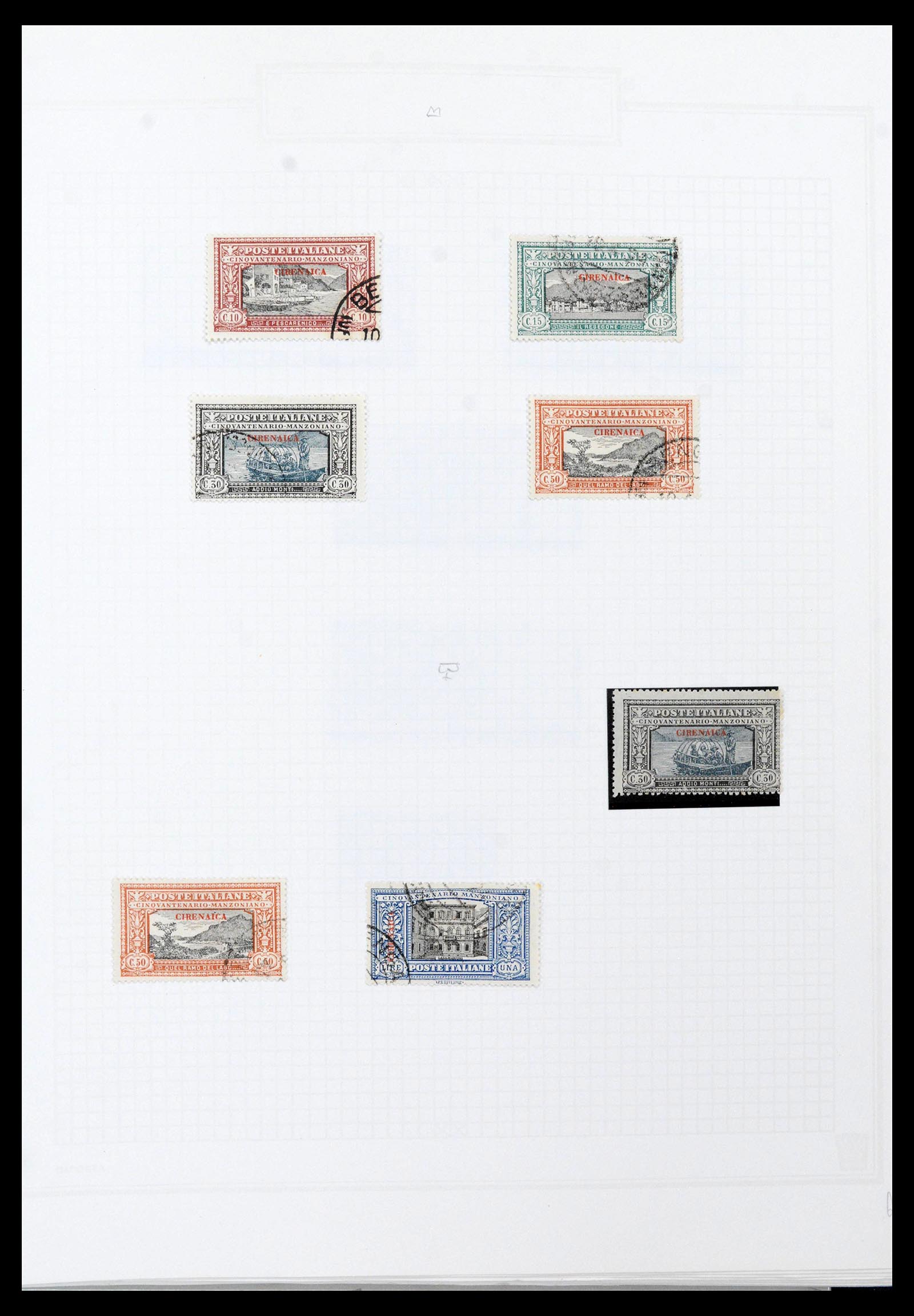 38512 0055 - Postzegelverzameling 38512 Italië 1900-1930.