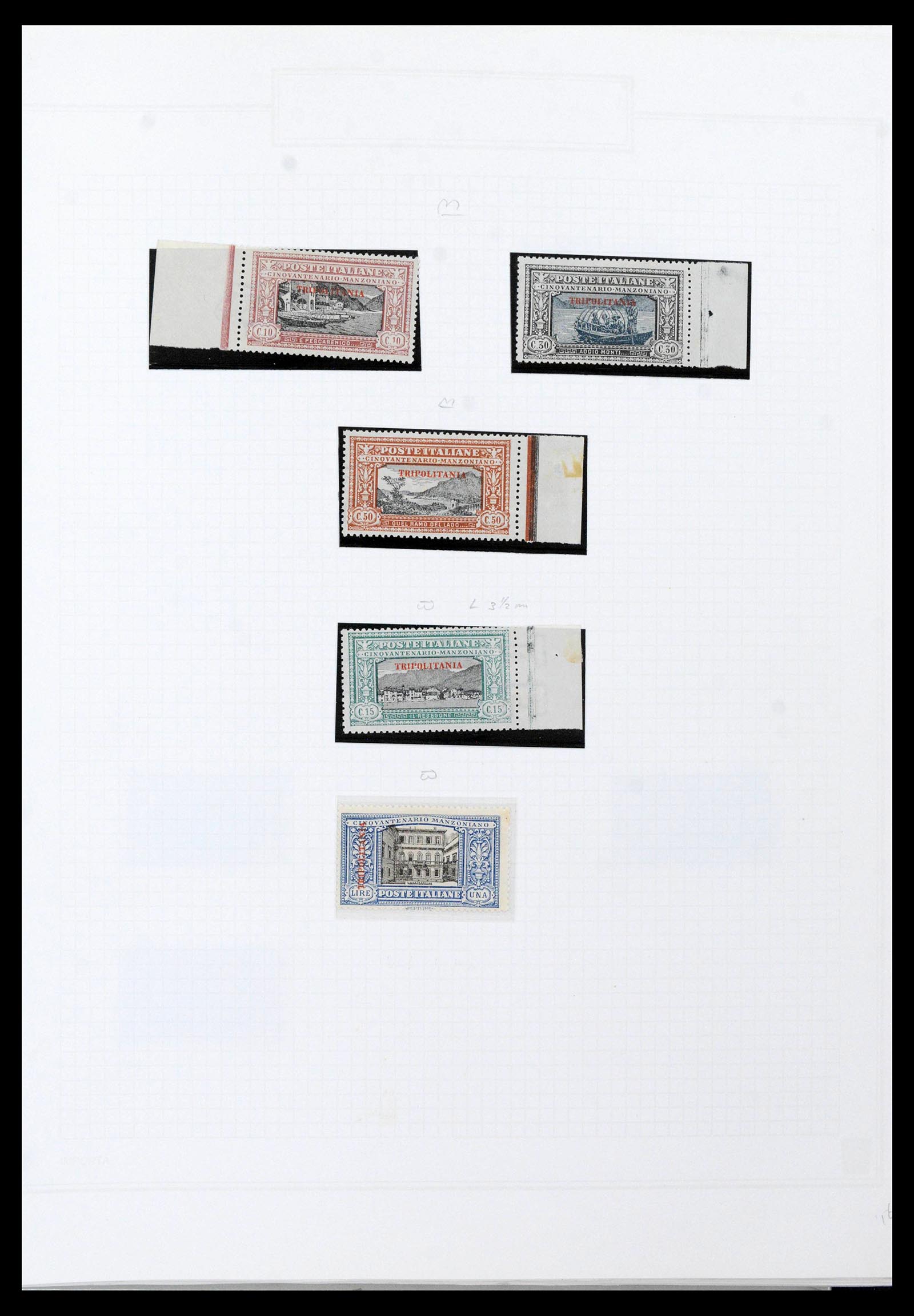 38512 0056 - Postzegelverzameling 38512 Italië 1900-1930.