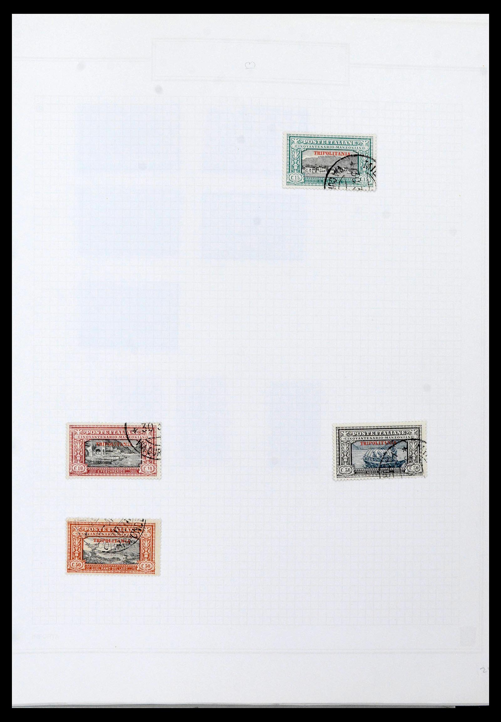 38512 0057 - Postzegelverzameling 38512 Italië 1900-1930.