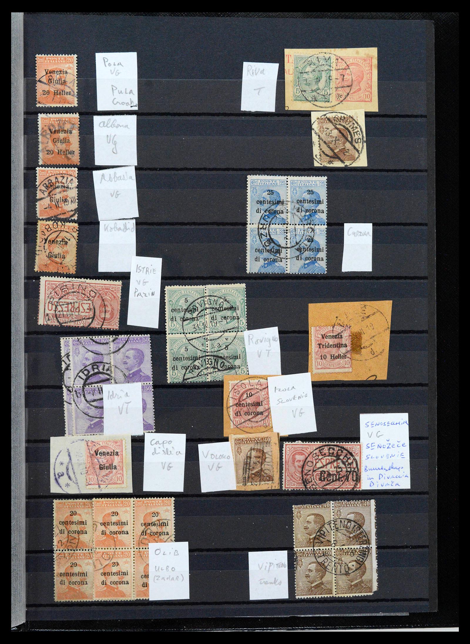 38512 0164 - Postzegelverzameling 38512 Italië 1900-1930.