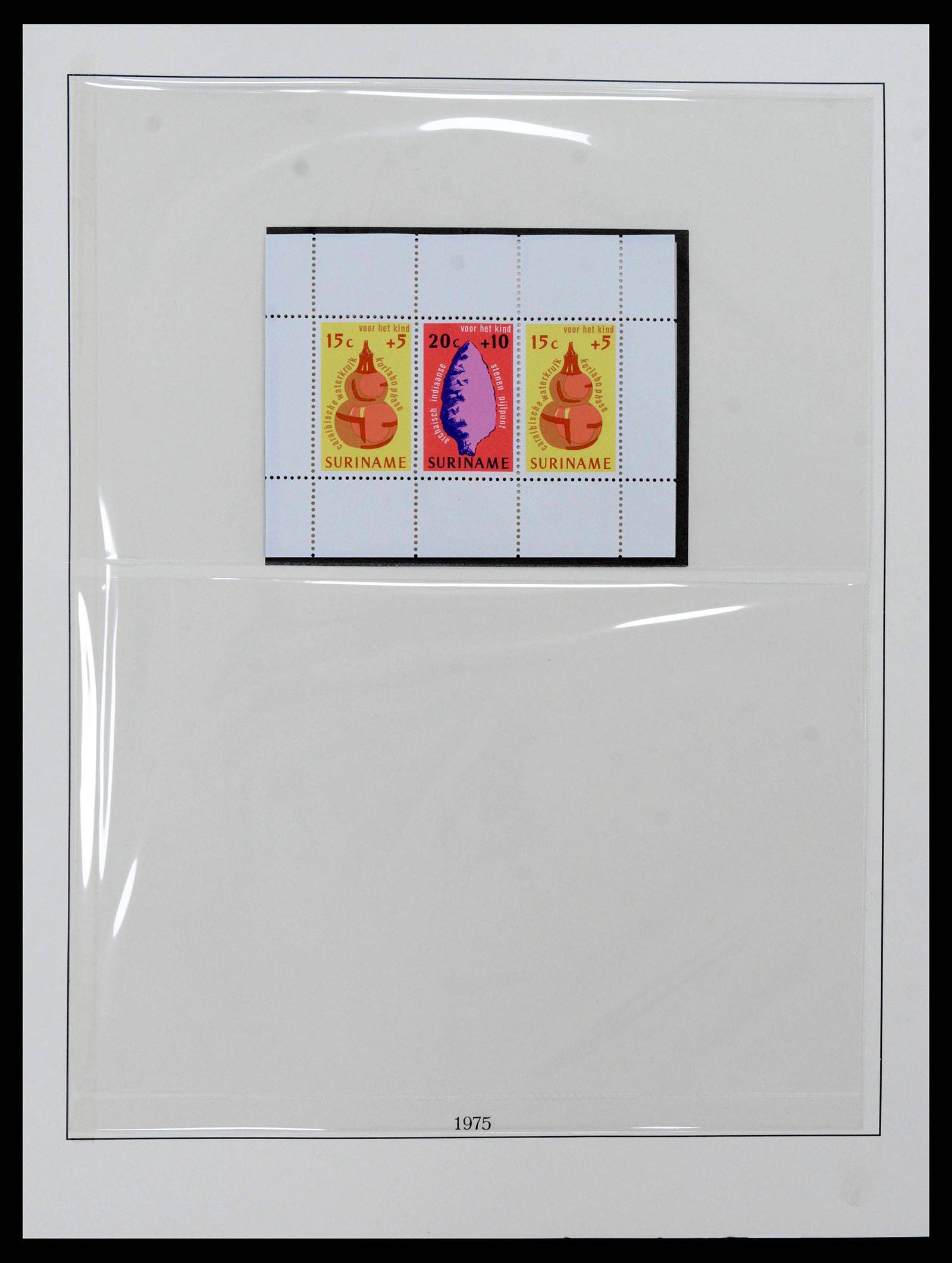 38513 0002 - Postzegelverzameling 38513 Suriname 1975-2001.
