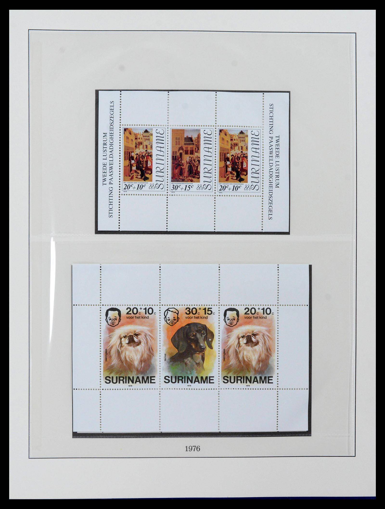 38513 0005 - Postzegelverzameling 38513 Suriname 1975-2001.