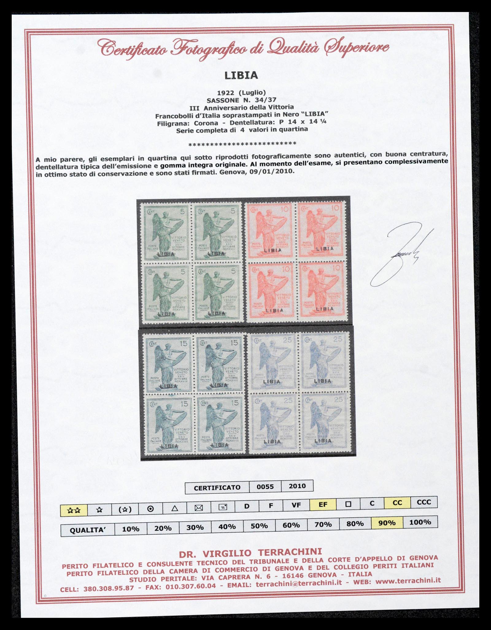 38515 0001 - Stamp collection 38515 Italy and colonies special collection Vittorio 19