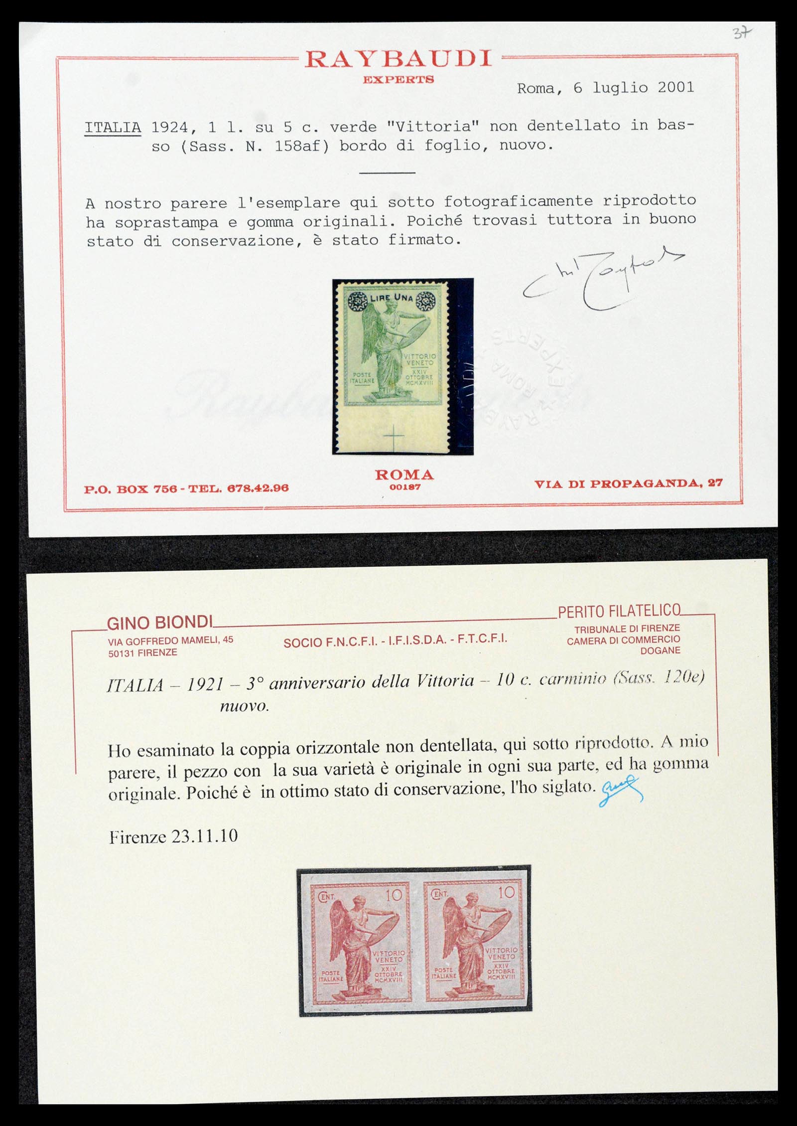 38515 0006 - Stamp collection 38515 Italy and colonies special collection Vittorio 19