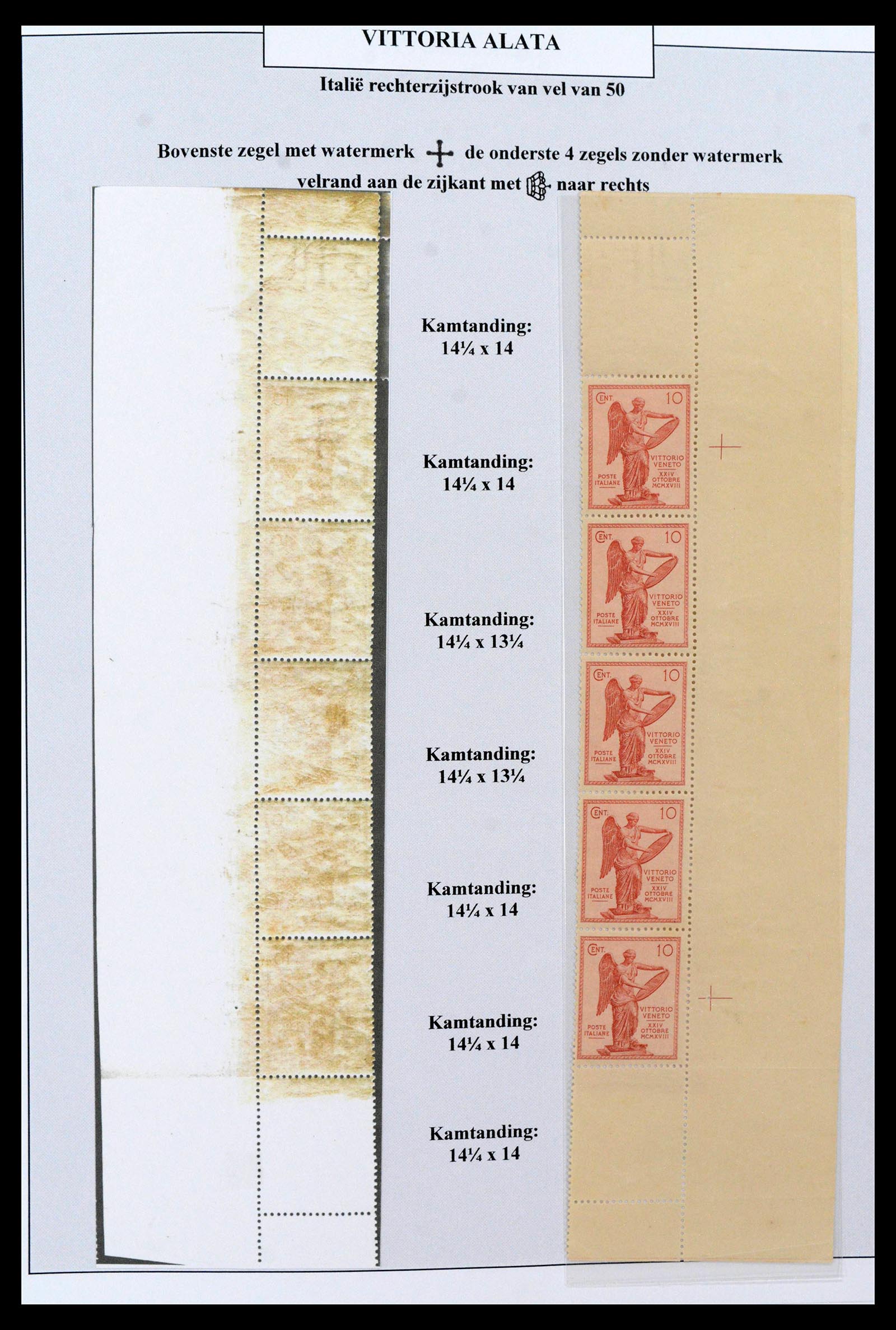 38515 0021 - Postzegelverzameling 38515 Italië en koloniën speciaalverzameling Vit