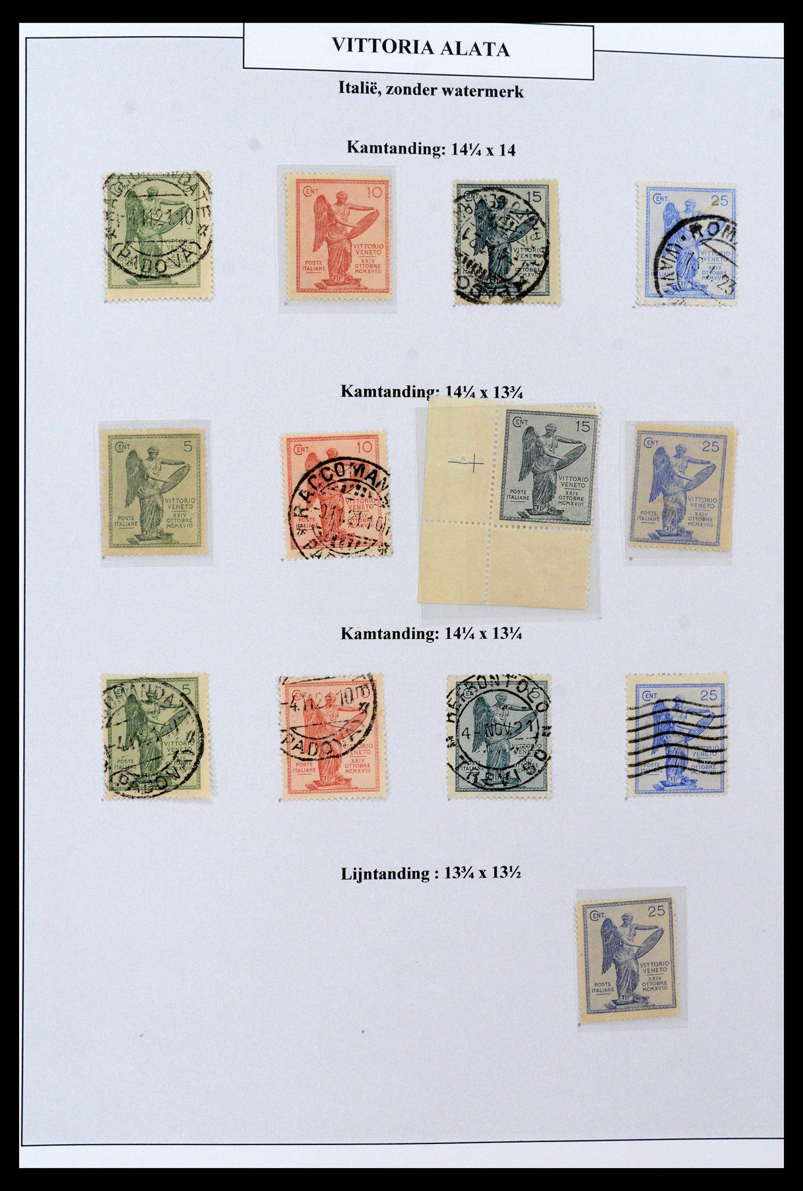 38515 0024 - Postzegelverzameling 38515 Italië en koloniën speciaalverzameling Vit