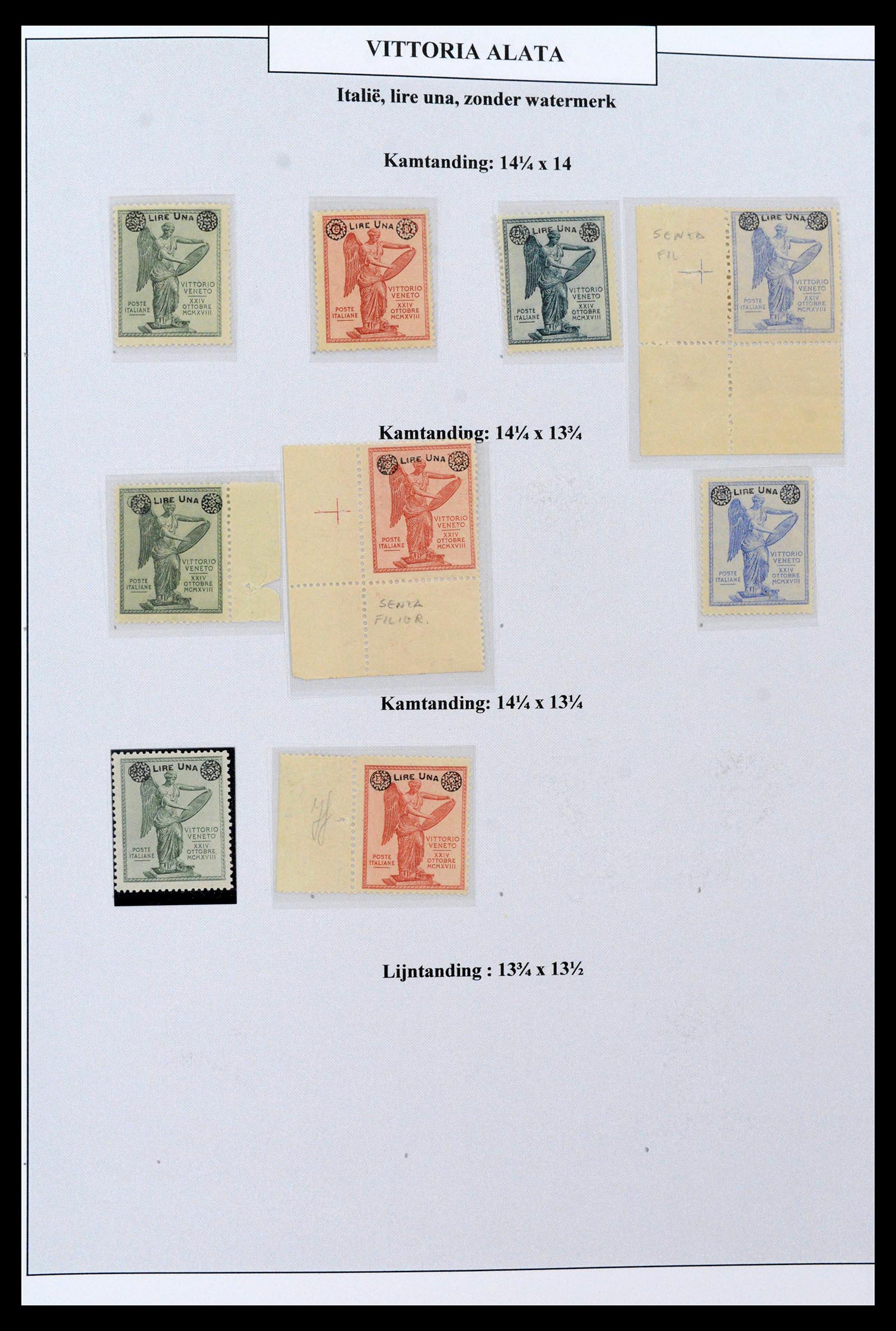 38515 0028 - Stamp collection 38515 Italy and colonies special collection Vittorio 19