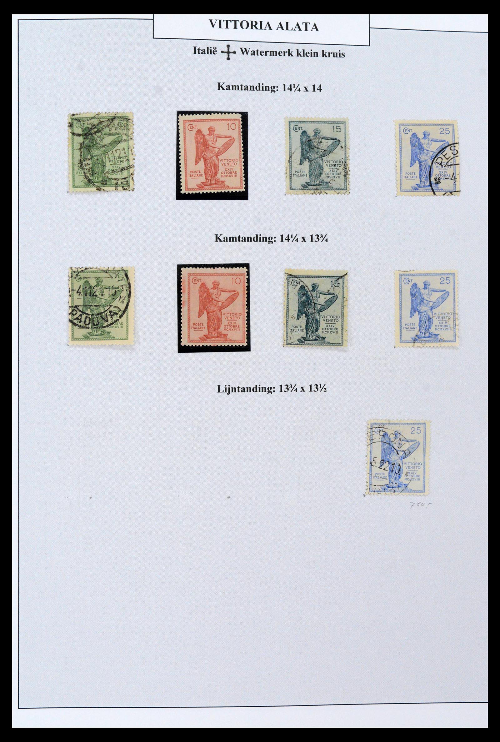 38515 0029 - Stamp collection 38515 Italy and colonies special collection Vittorio 19