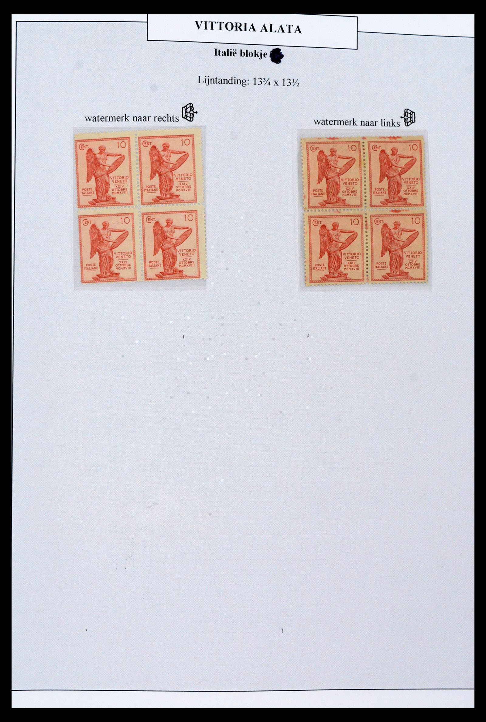 38515 0034 - Stamp collection 38515 Italy and colonies special collection Vittorio 19