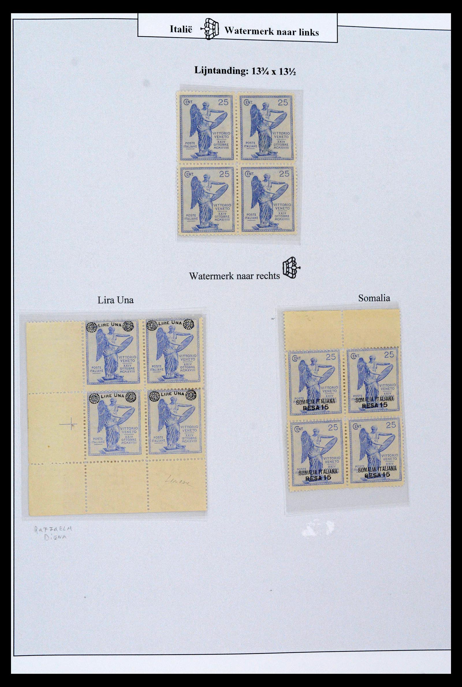 38515 0035 - Postzegelverzameling 38515 Italië en koloniën speciaalverzameling Vit