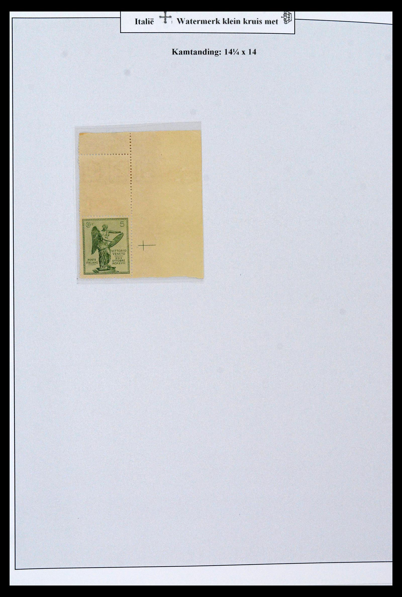 38515 0043 - Postzegelverzameling 38515 Italië en koloniën speciaalverzameling Vit
