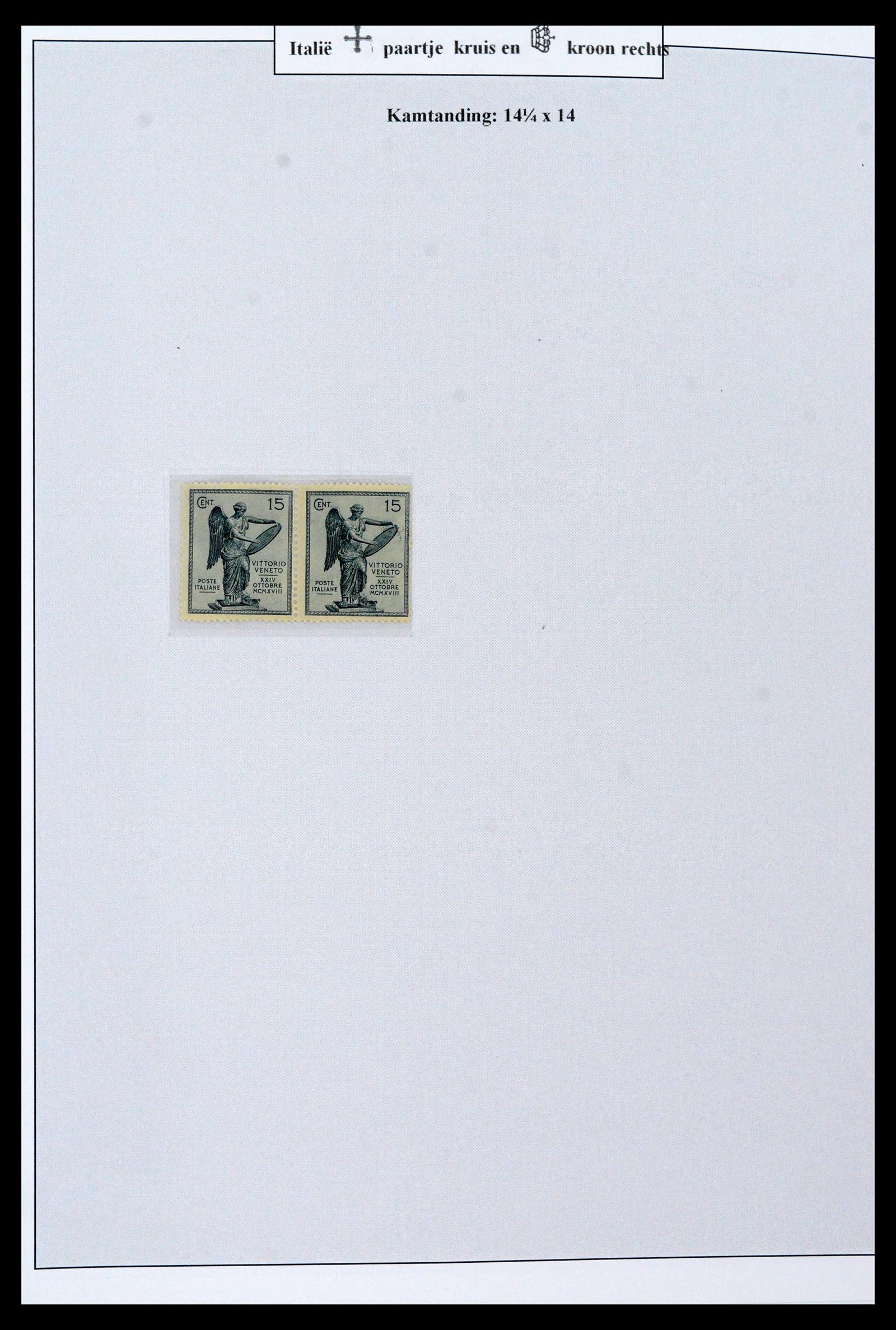 38515 0044 - Stamp collection 38515 Italy and colonies special collection Vittorio 19