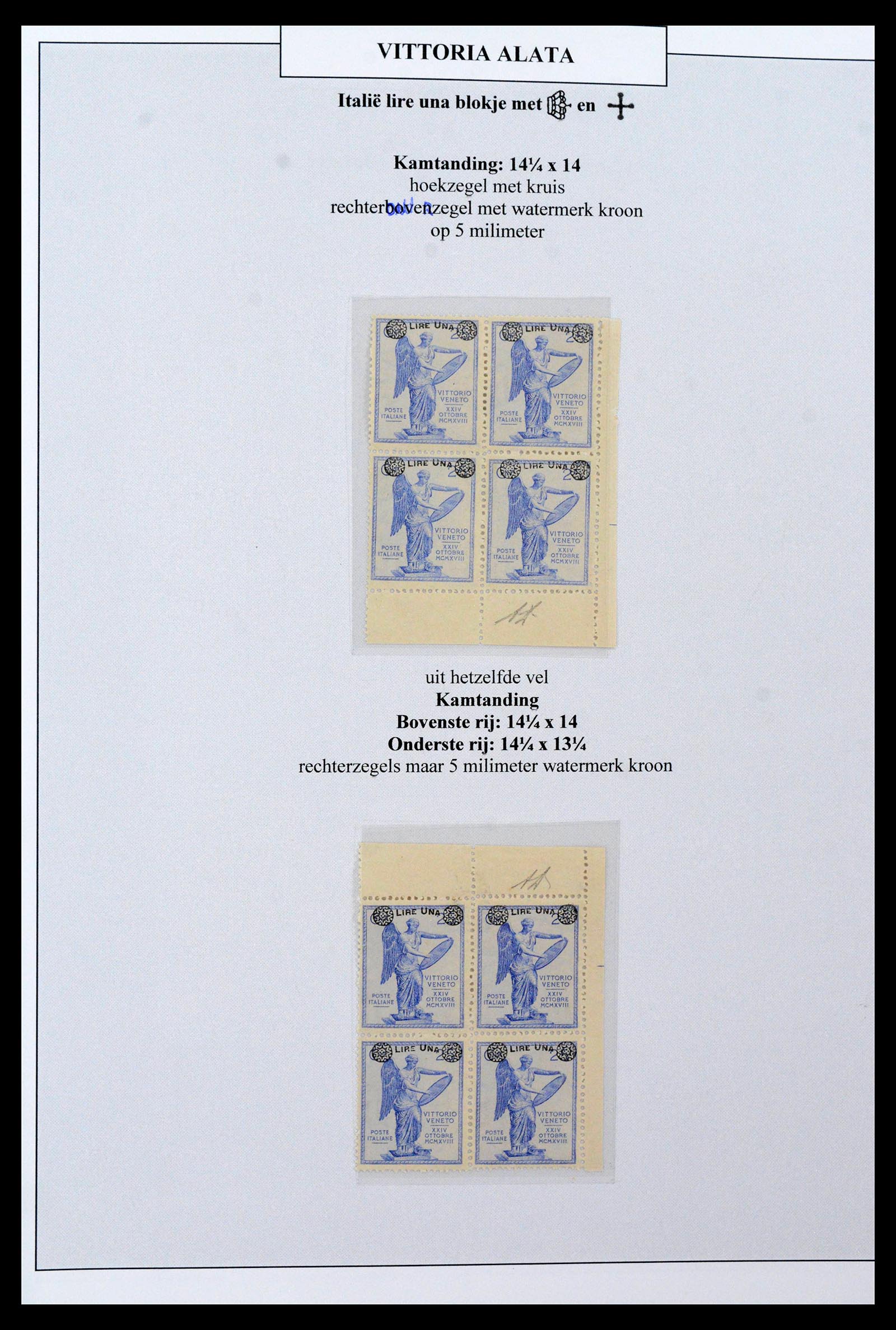 38515 0046 - Stamp collection 38515 Italy and colonies special collection Vittorio 19