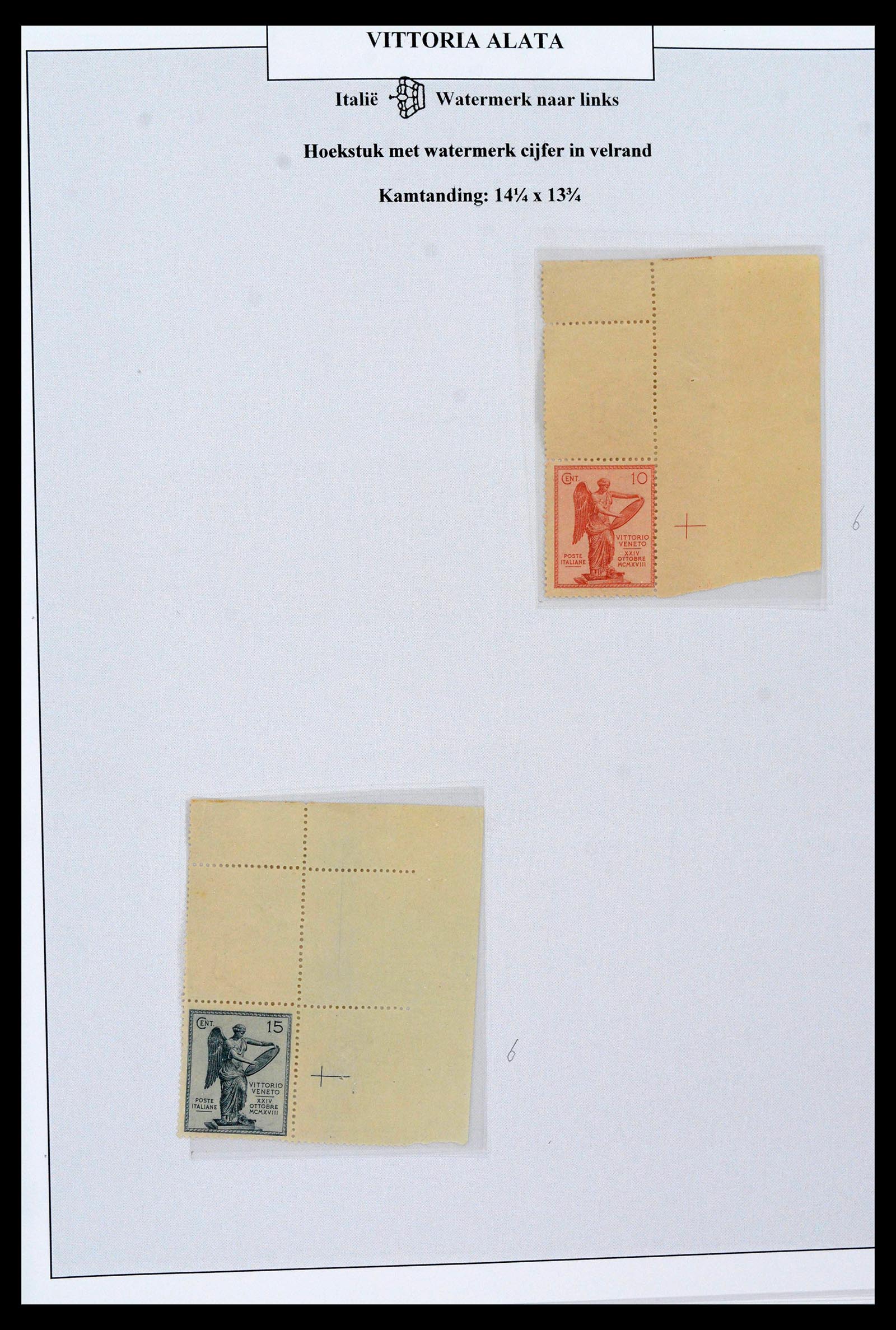 38515 0047 - Stamp collection 38515 Italy and colonies special collection Vittorio 19
