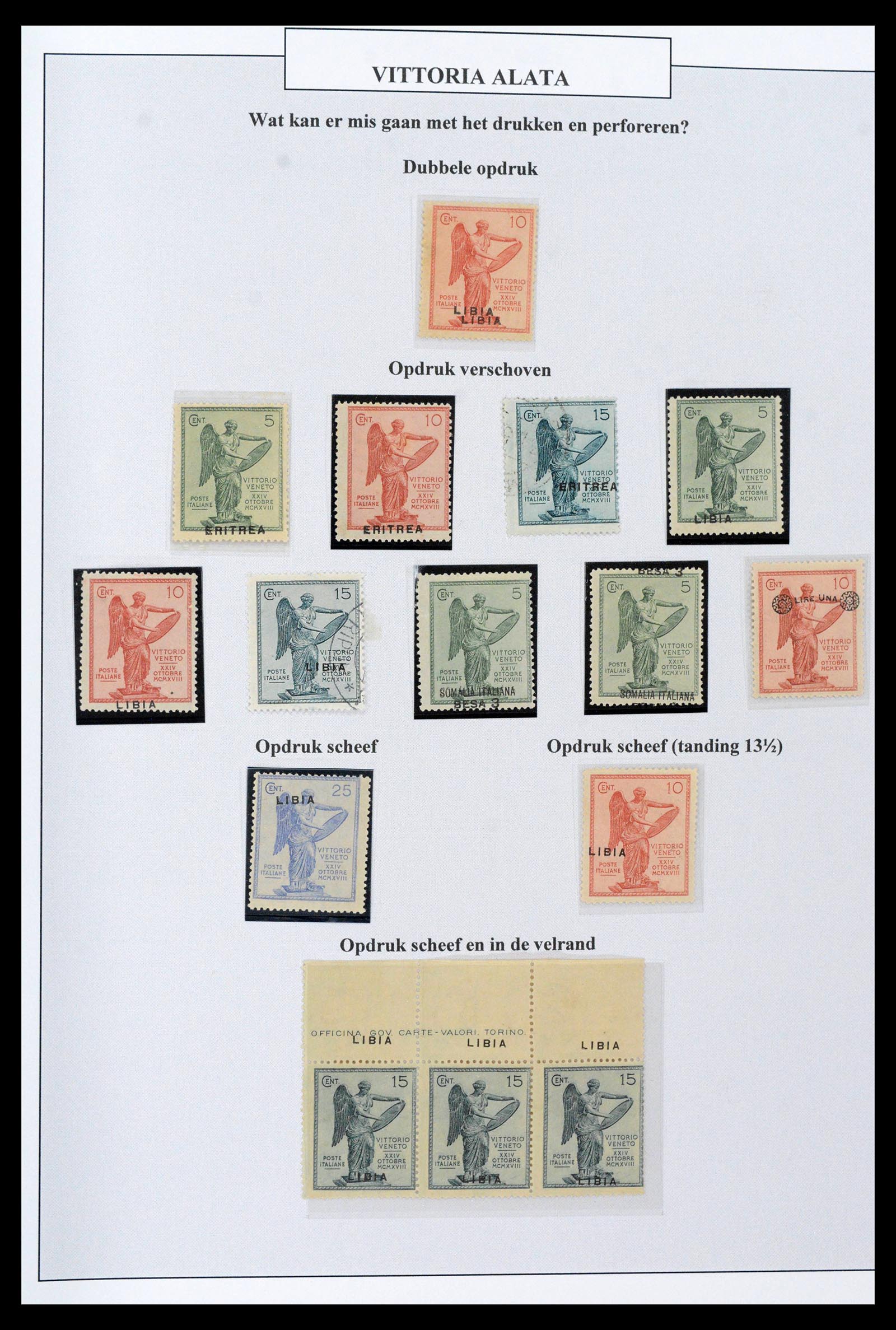 38515 0052 - Stamp collection 38515 Italy and colonies special collection Vittorio 19