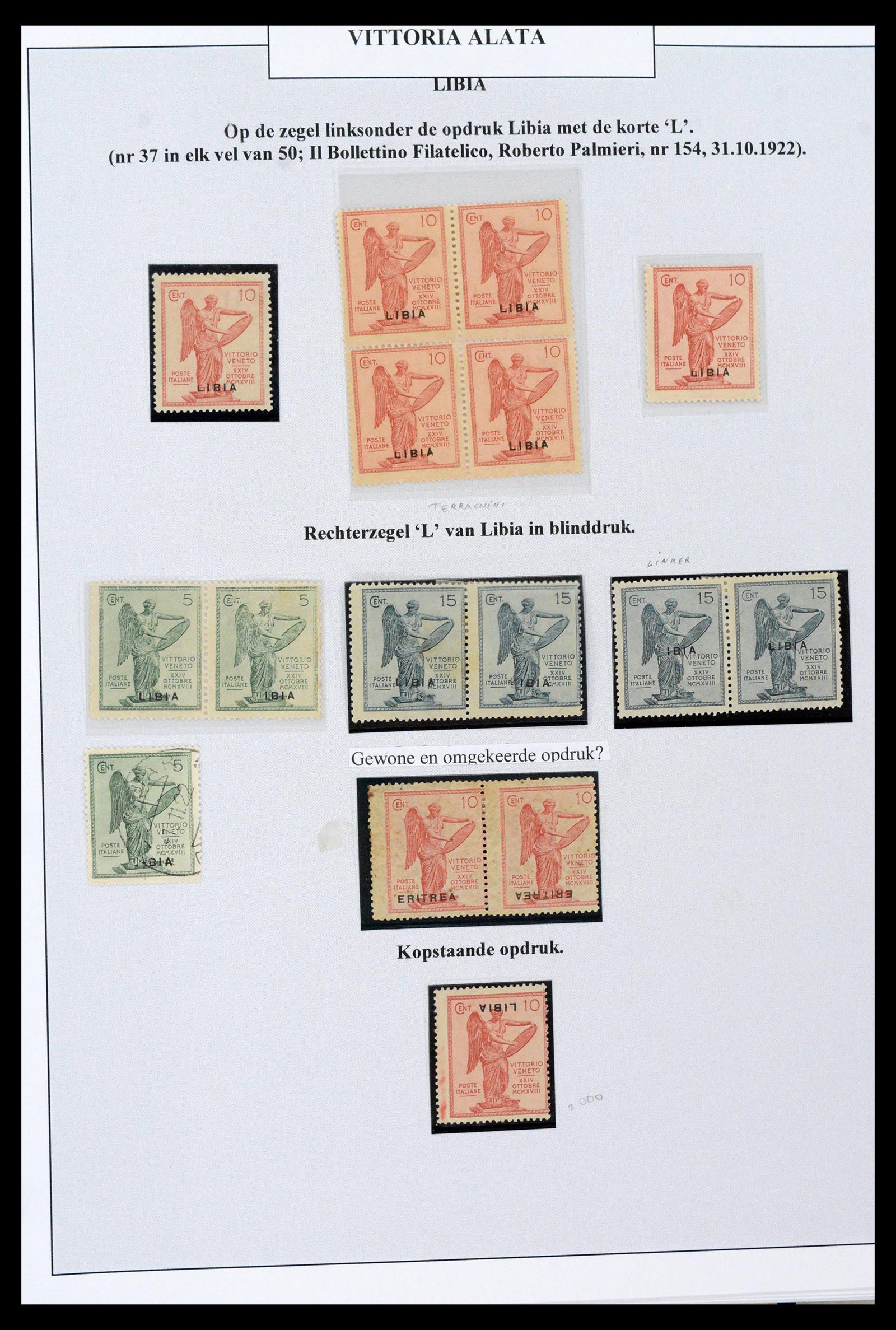 38515 0053 - Stamp collection 38515 Italy and colonies special collection Vittorio 19