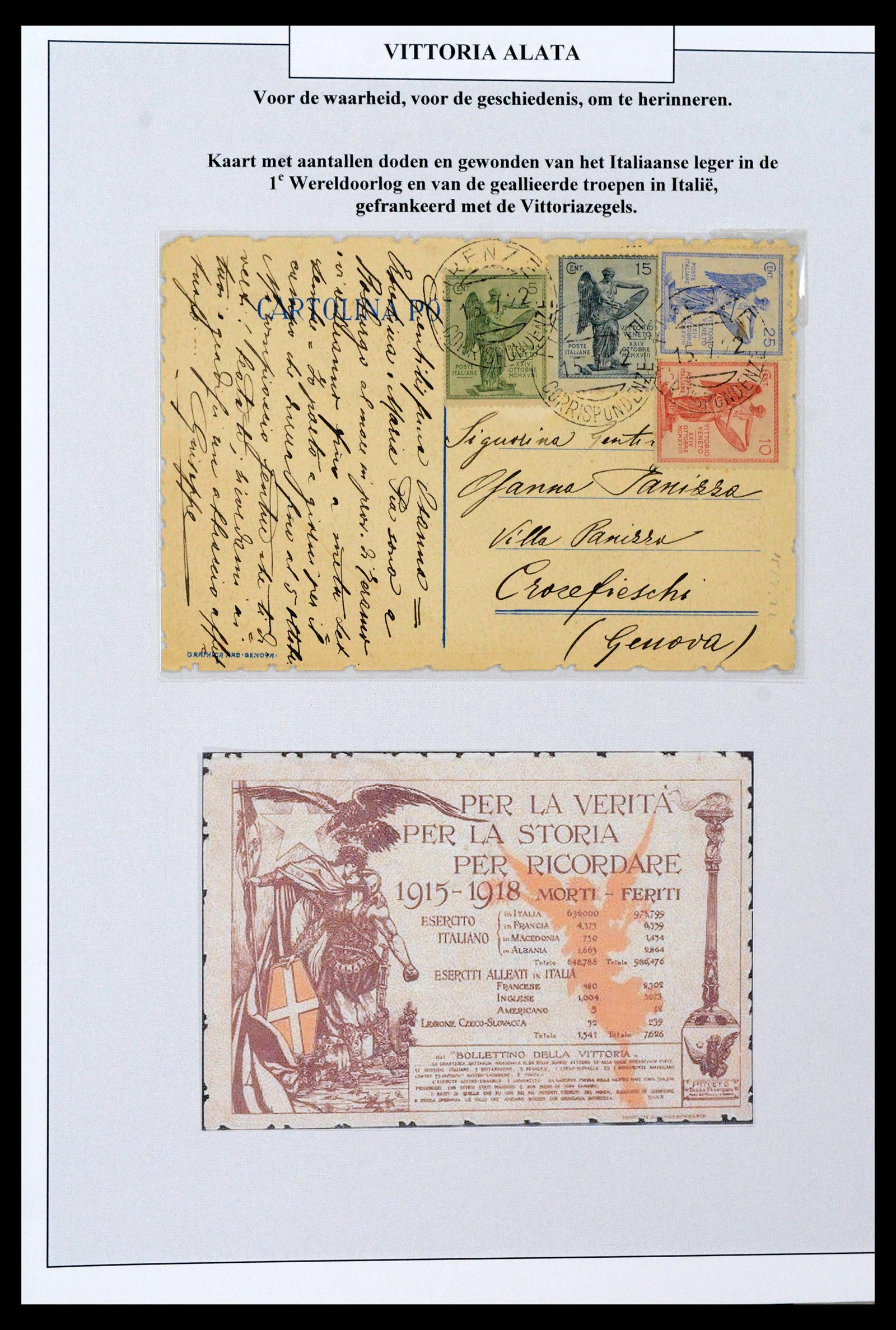 38515 0058 - Stamp collection 38515 Italy and colonies special collection Vittorio 19